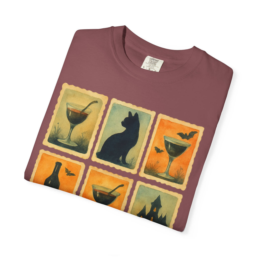Watercolor Halloween Cocktails T-shirt