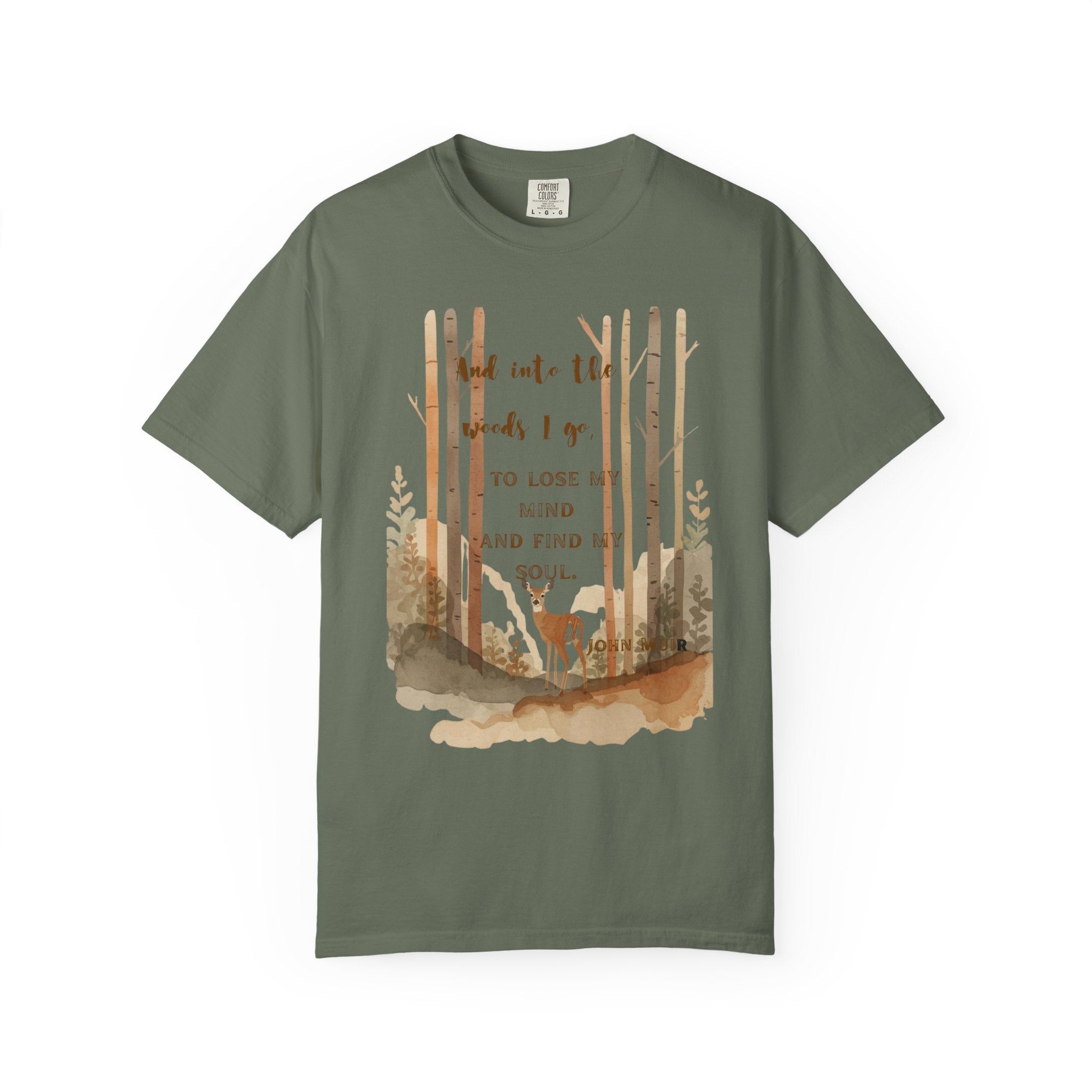 Into The Woods I Go-Deer in fall woods