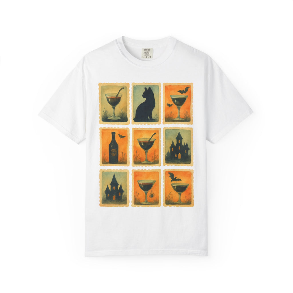 Watercolor Halloween Cocktails T-shirt