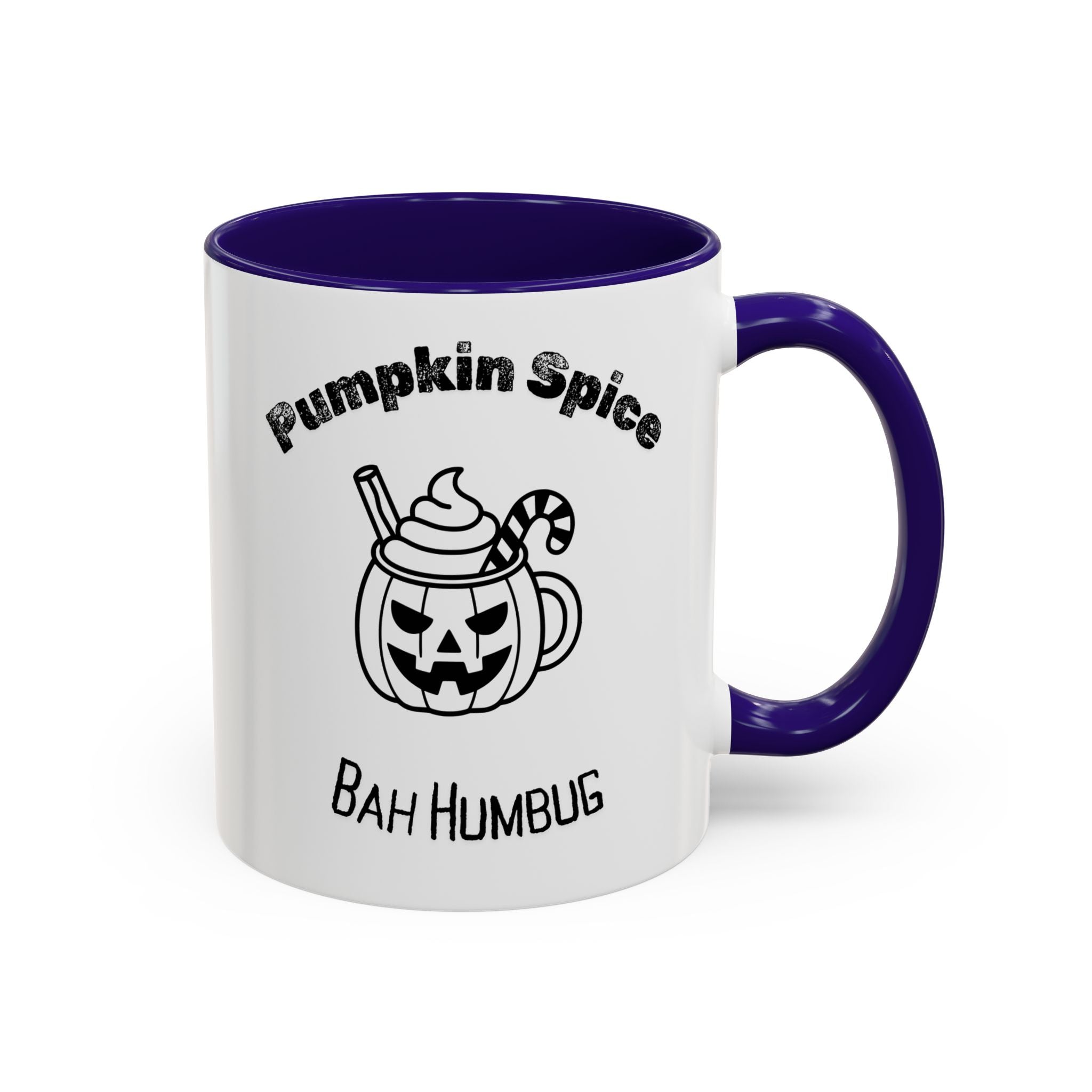 Jack o lantern Pumpkin Spice Bah Humbug design