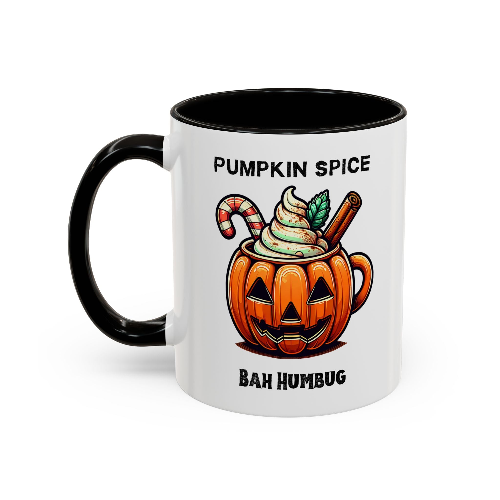 Mug - Jack o lantern Pumpkin Spice Bah Humbug design