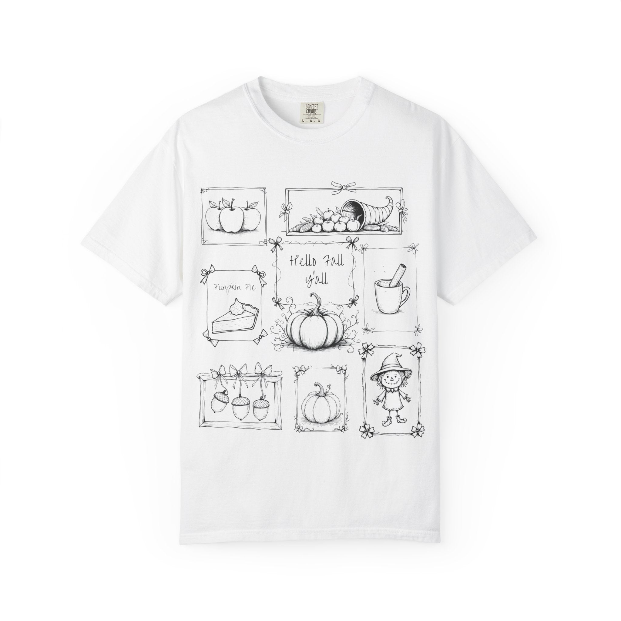 Hello Fall Y'all Unisex T-Shirt, Autumn Fashion