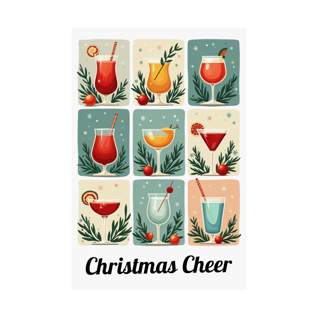 Retro Cocktail Wall Art | Midcentury Modern Bar Poster | Home Bar Decor Print | Housewarming or Birthday Gift for Cocktail Lovers