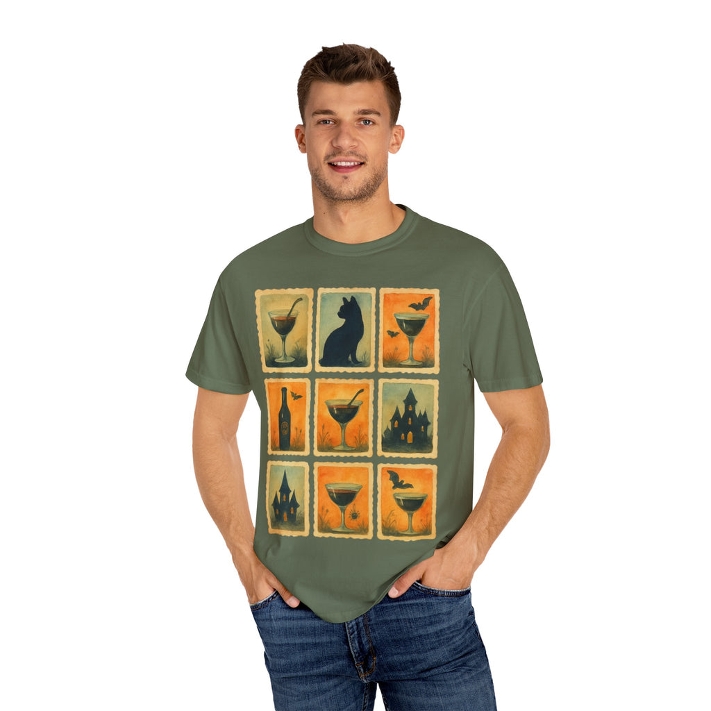 Watercolor Halloween Cocktails T-shirt