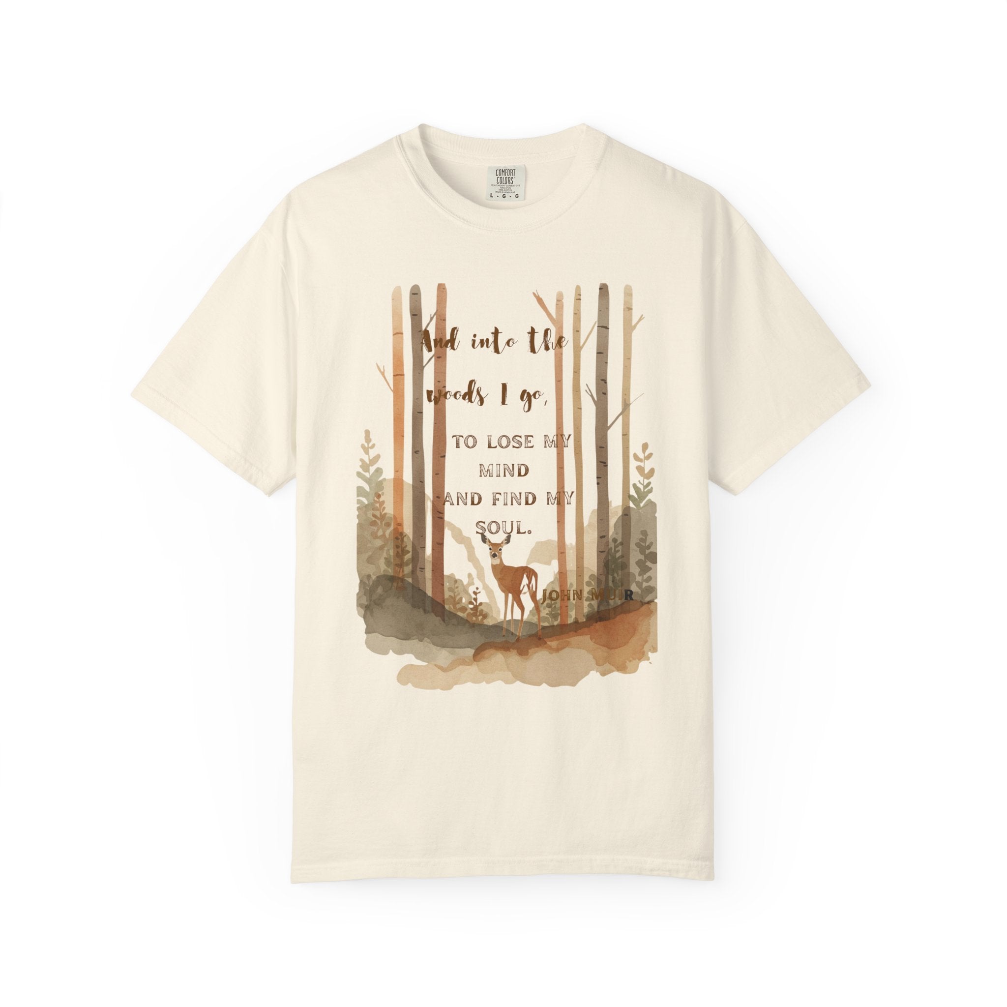 Into The Woods I Go-Deer in fall woods