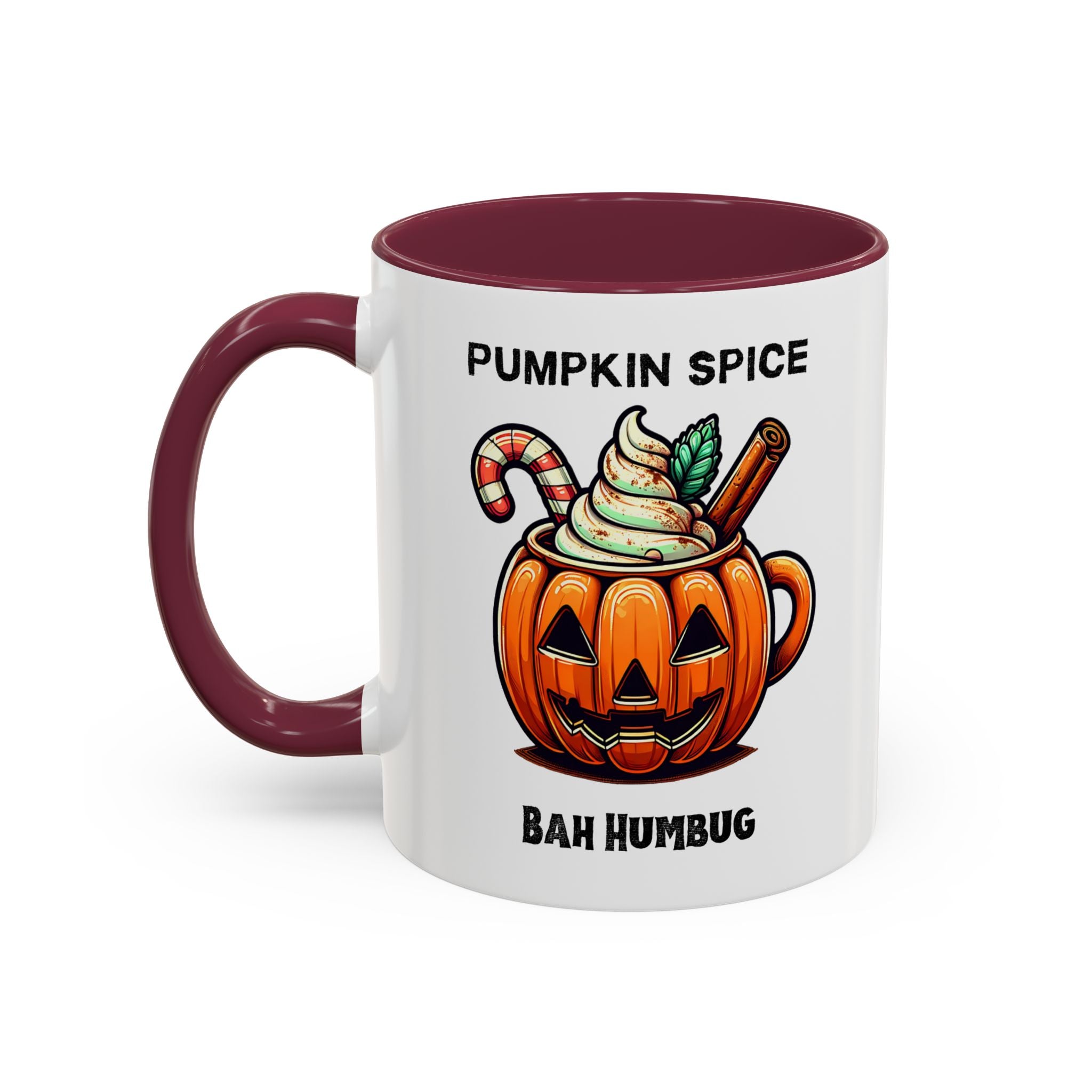 Mug - Jack o lantern Pumpkin Spice Bah Humbug design