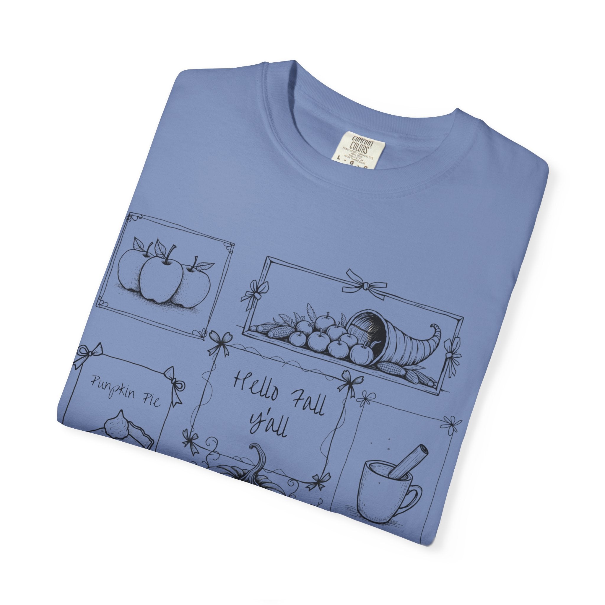 Hello Fall Y'all Unisex T-Shirt, Autumn Fashion