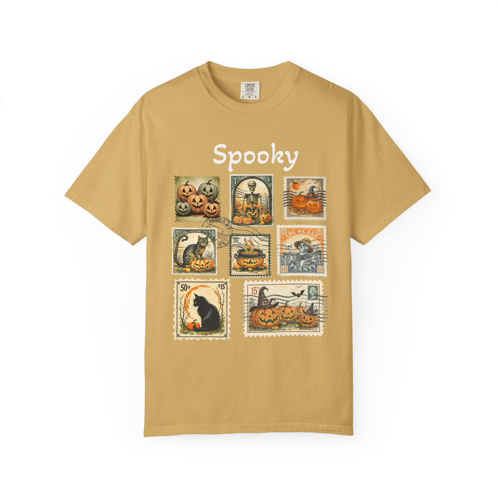 Spooky Halloween Vintage Stamp T-shirt