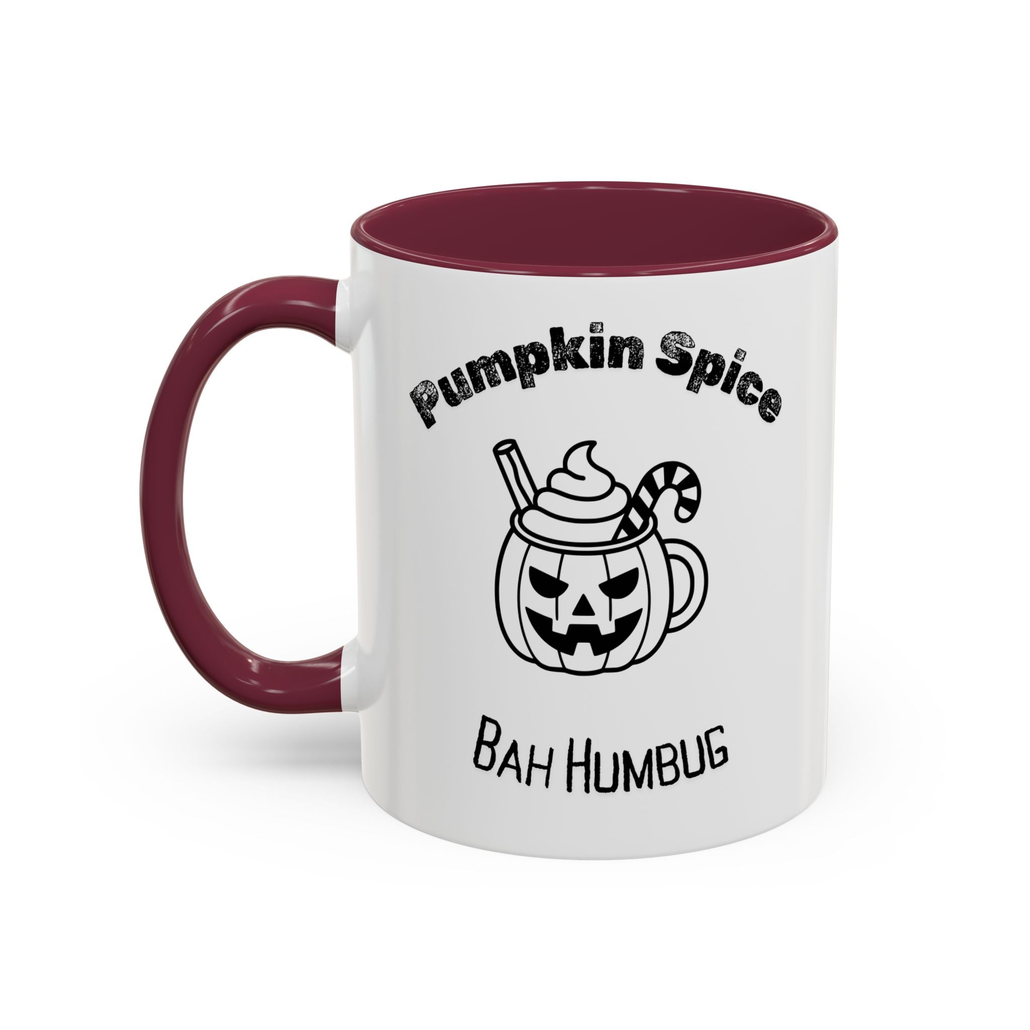 Jack o lantern Pumpkin Spice Bah Humbug design