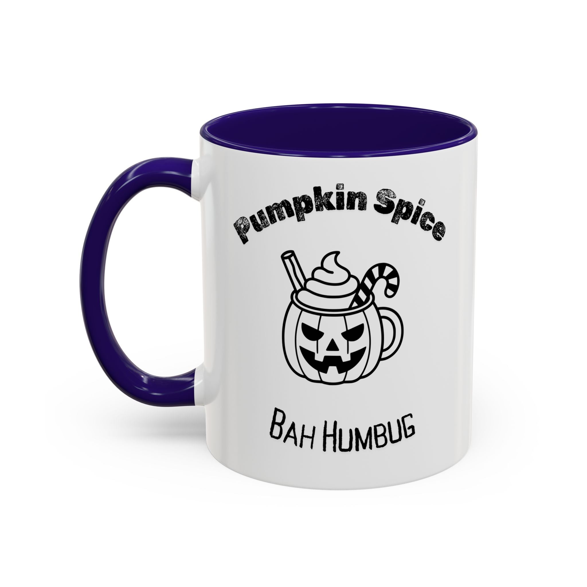 Jack o lantern Pumpkin Spice Bah Humbug design