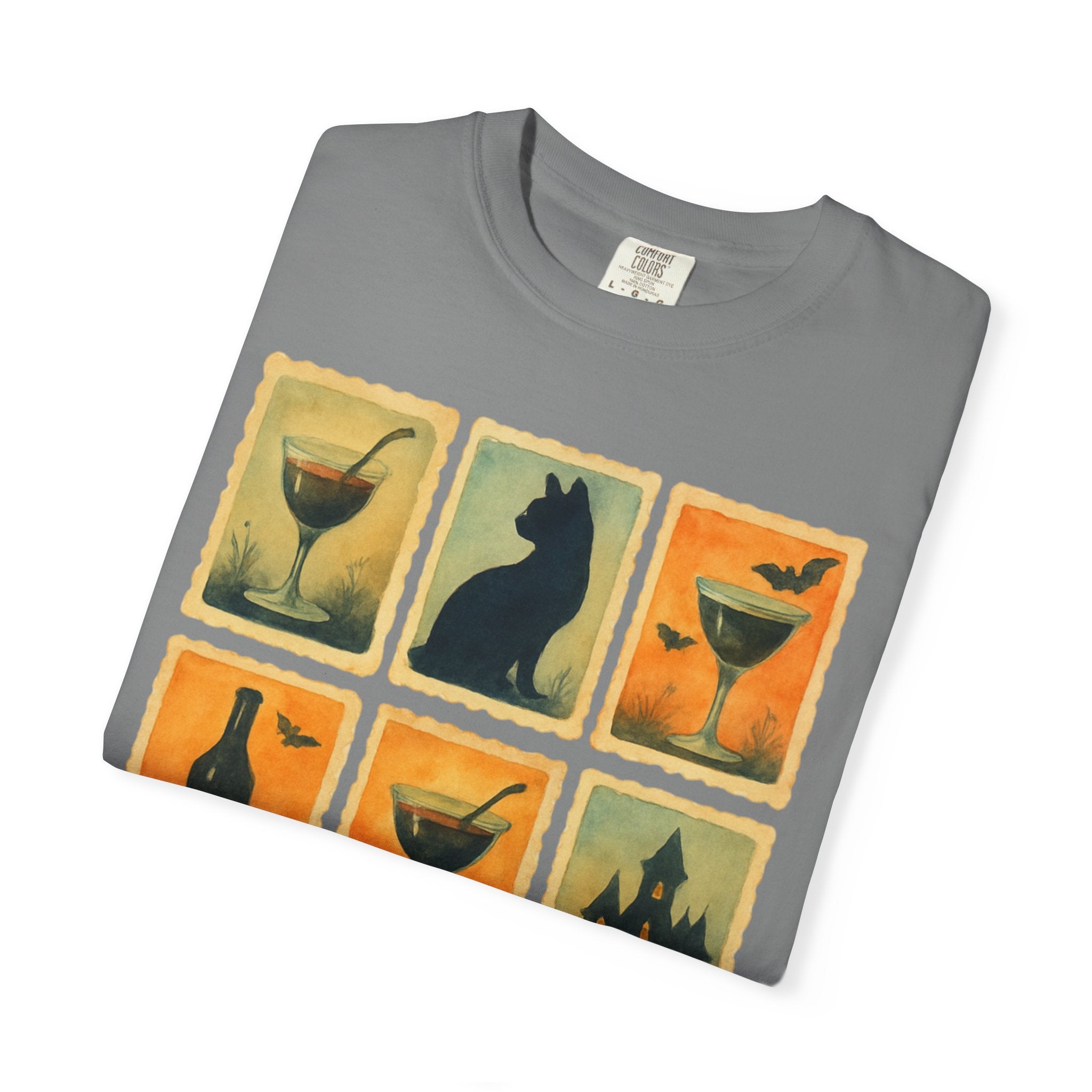 Watercolor Halloween Cocktails T-shirt