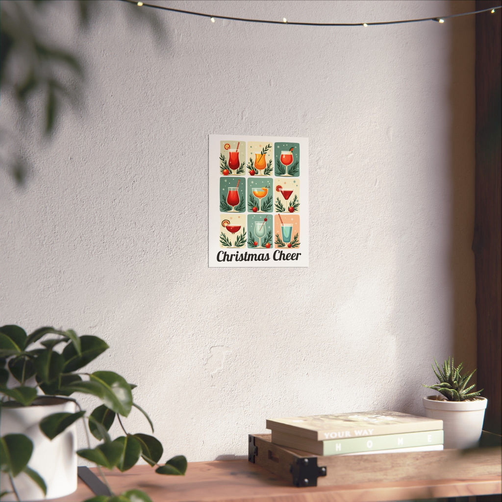 Retro Cocktail Wall Art | Midcentury Modern Bar Poster | Home Bar Decor Print | Housewarming or Birthday Gift for Cocktail Lovers