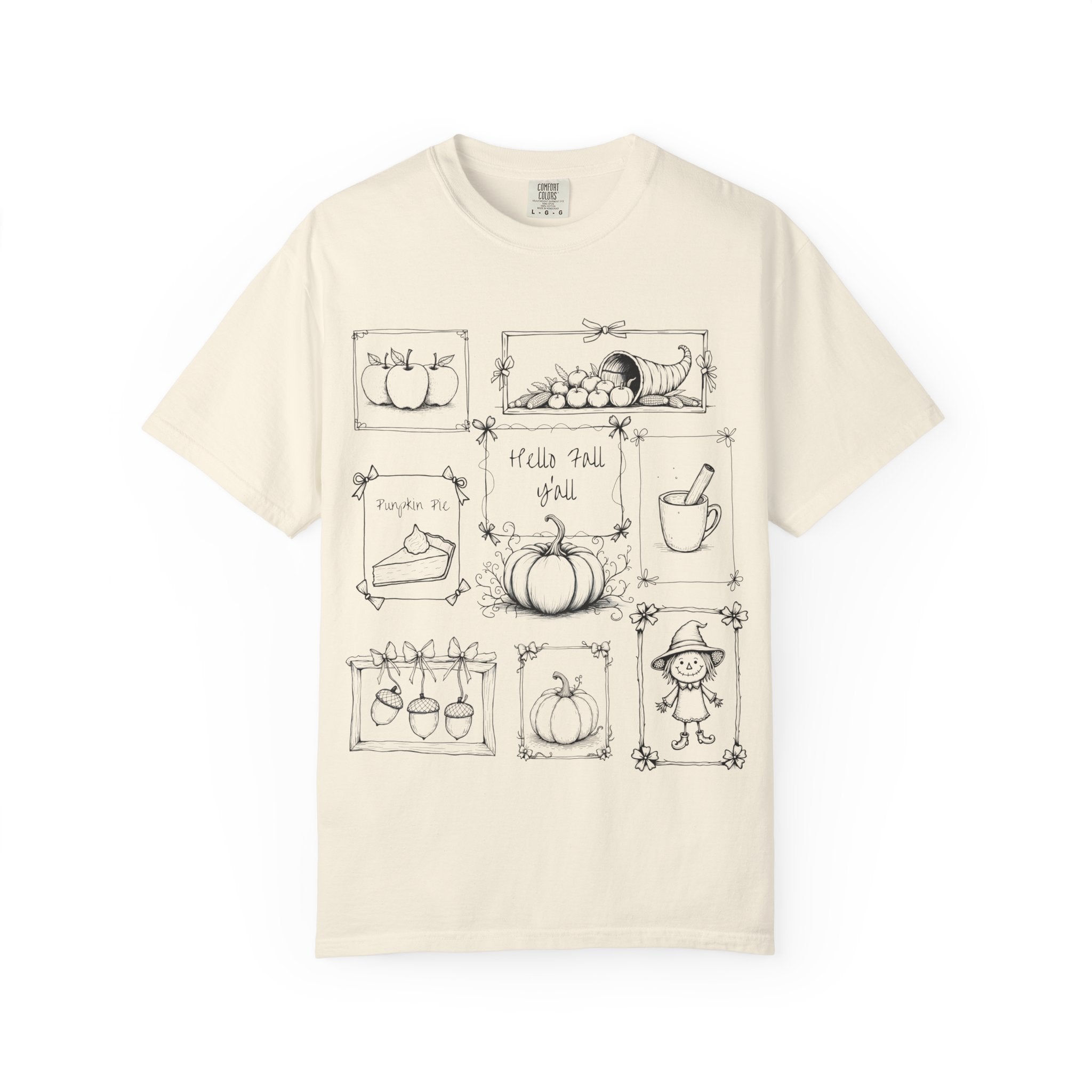 Hello Fall Y'all Unisex T-Shirt, Autumn Fashion