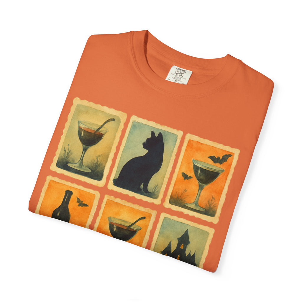 Watercolor Halloween Cocktails T-shirt