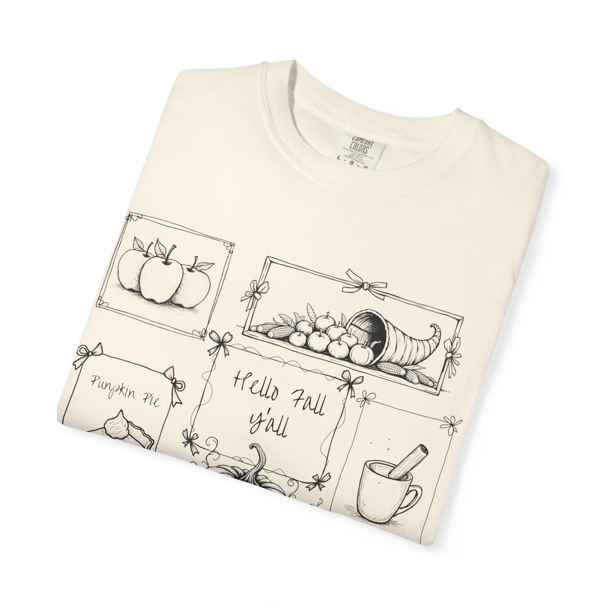 Hello Fall Y'all Unisex T-Shirt, Autumn Fashion