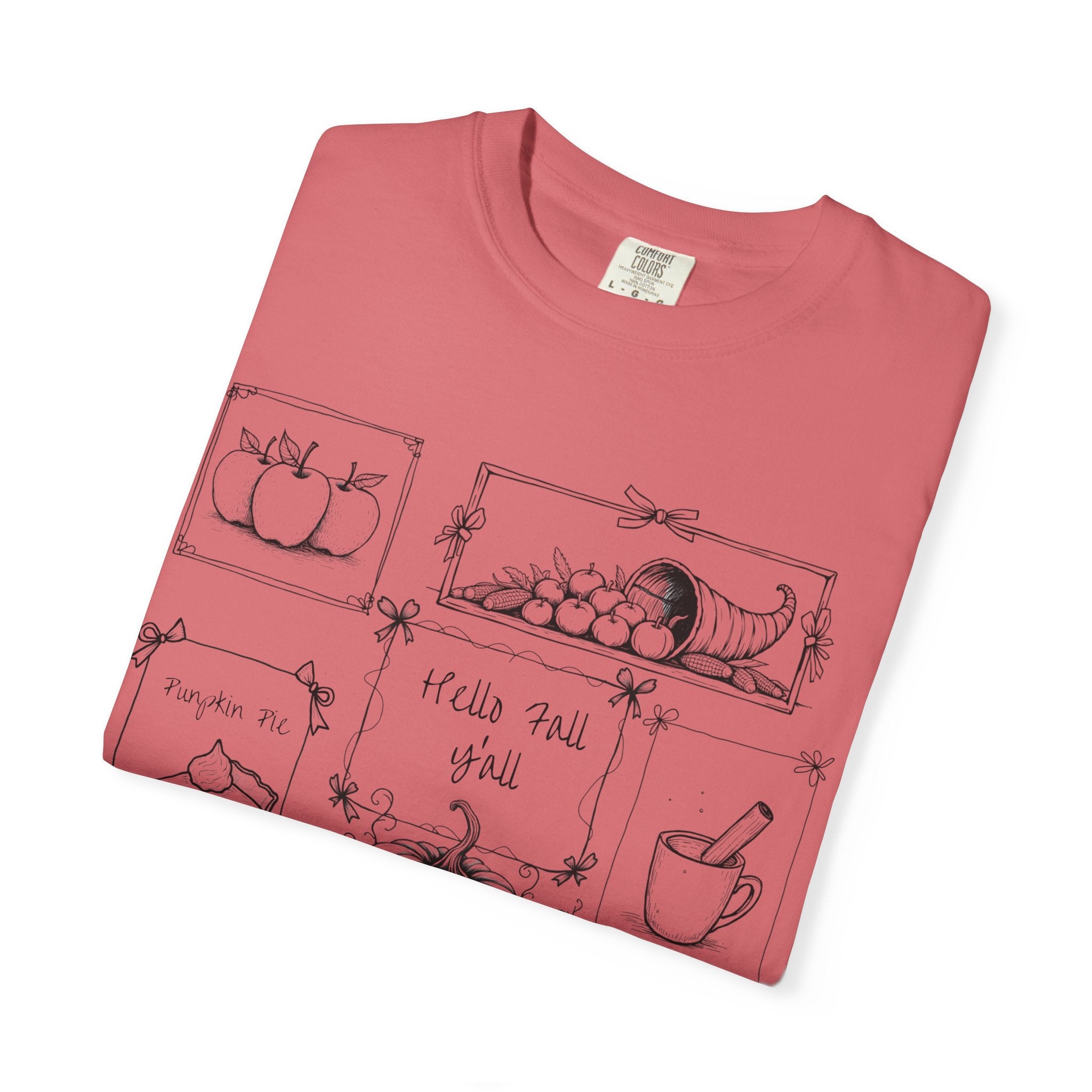 Hello Fall Y'all Unisex T-Shirt, Autumn Fashion