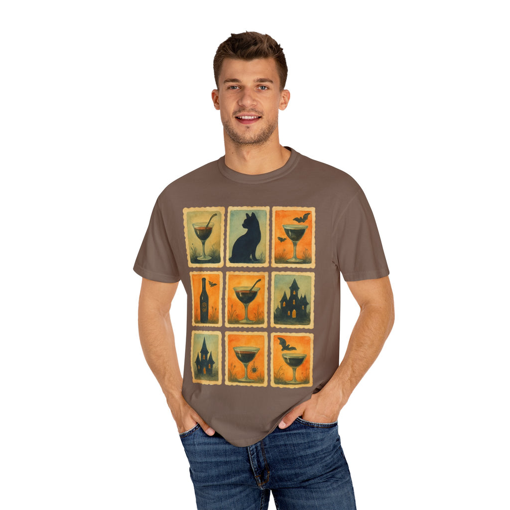 Watercolor Halloween Cocktails T-shirt