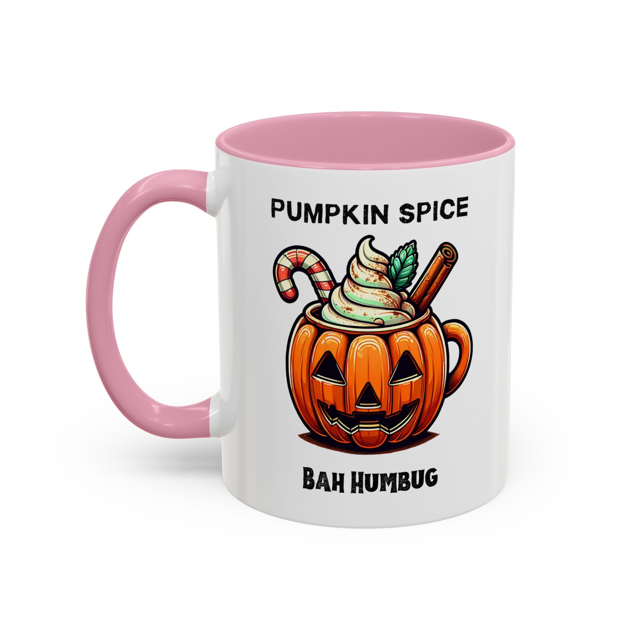 Mug - Jack o lantern Pumpkin Spice Bah Humbug design
