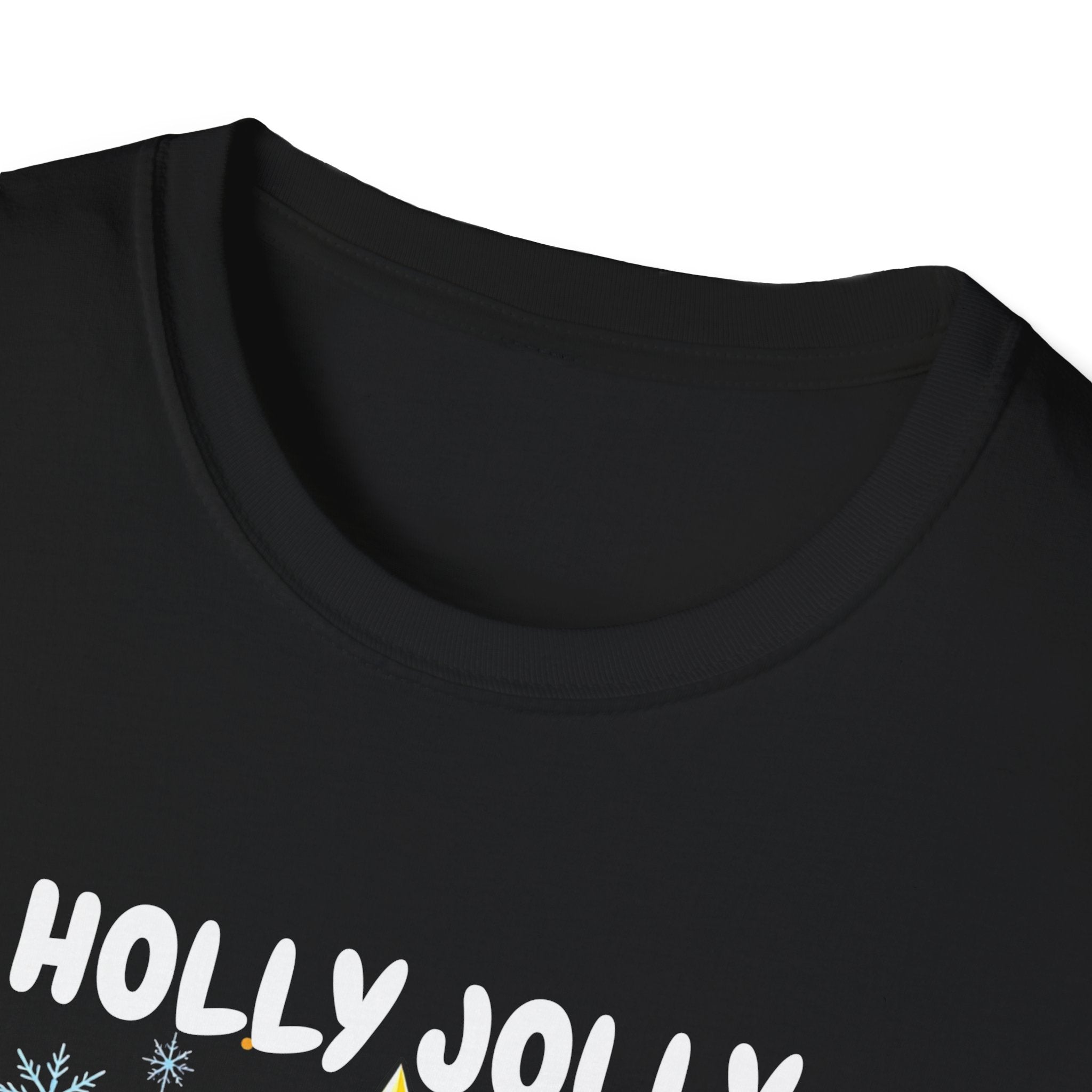 Christmas Hippo T-Shirt — Cute Rhino with Tree & Gifts Holiday Tee