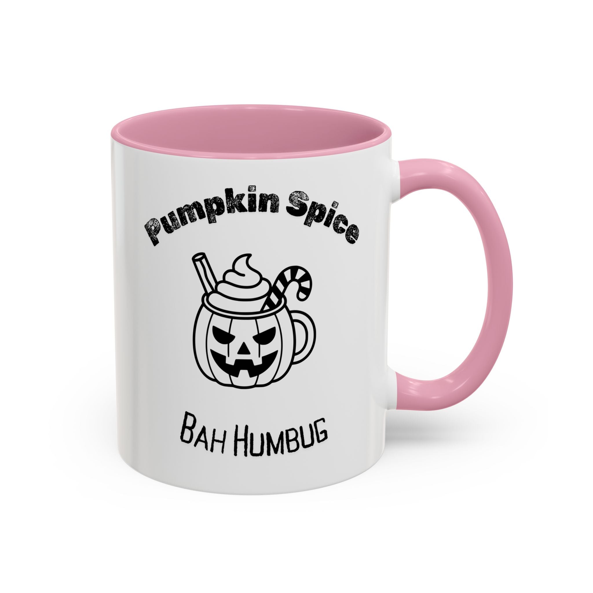 Jack o lantern Pumpkin Spice Bah Humbug design