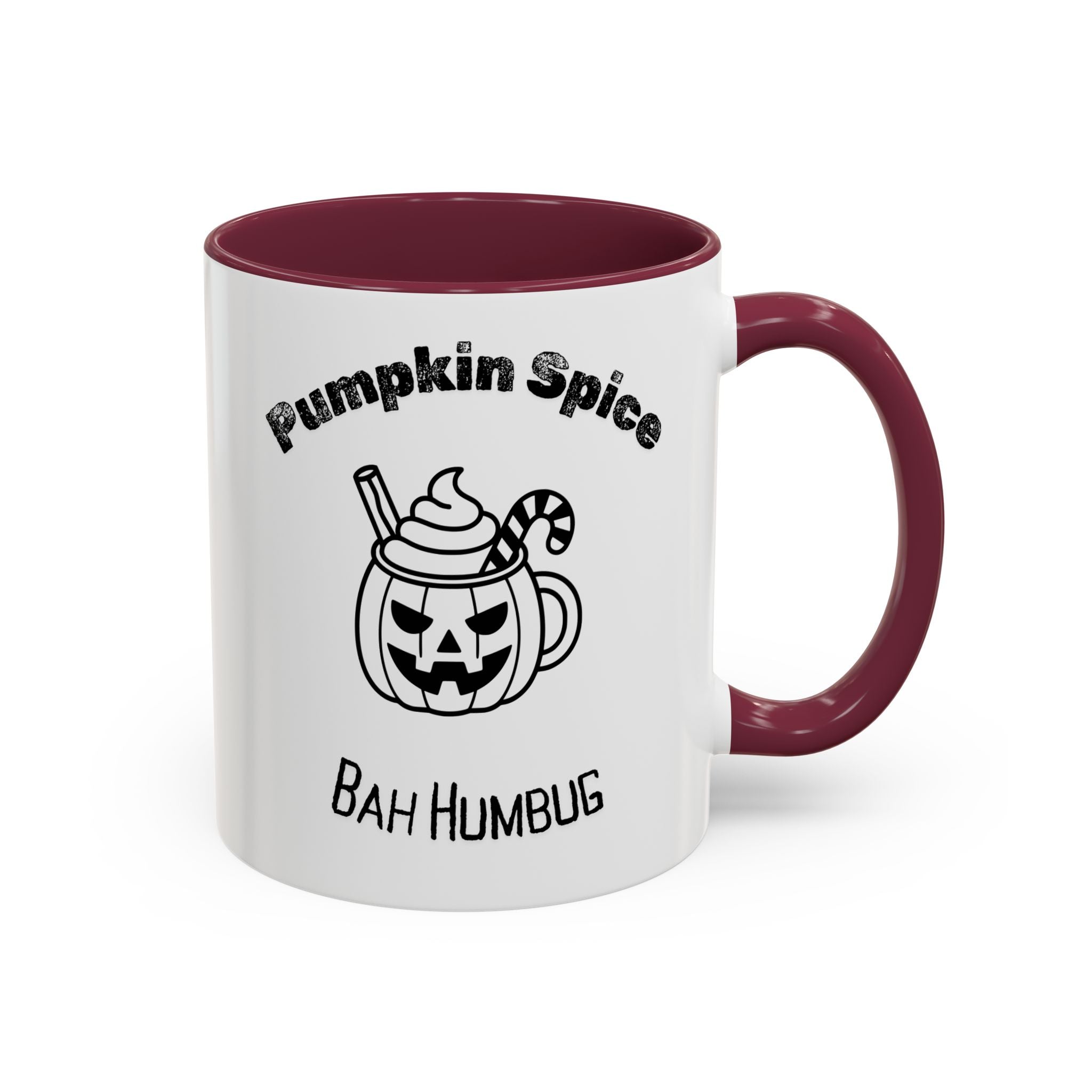 Jack o lantern Pumpkin Spice Bah Humbug design