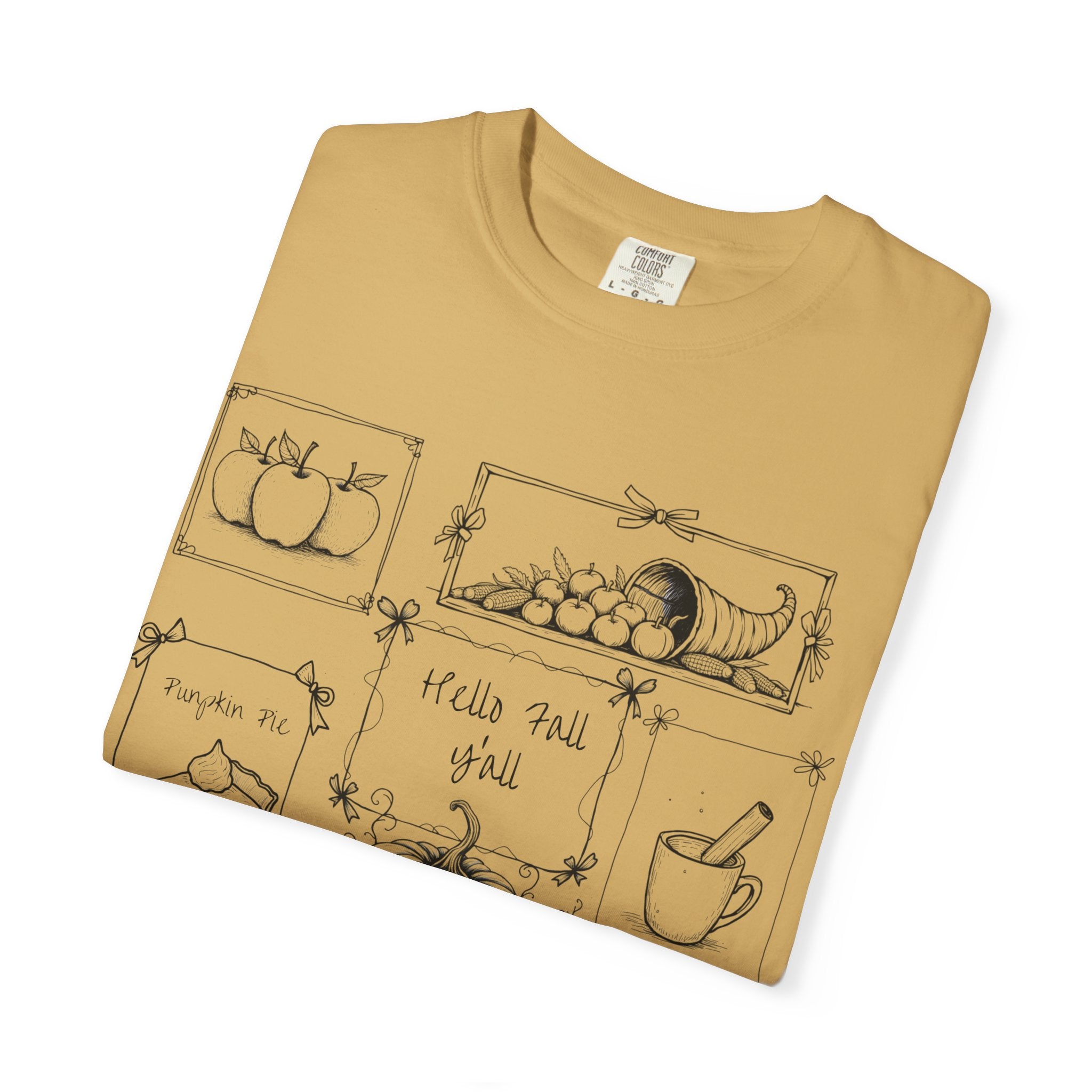 Hello Fall Y'all Unisex T-Shirt, Autumn Fashion