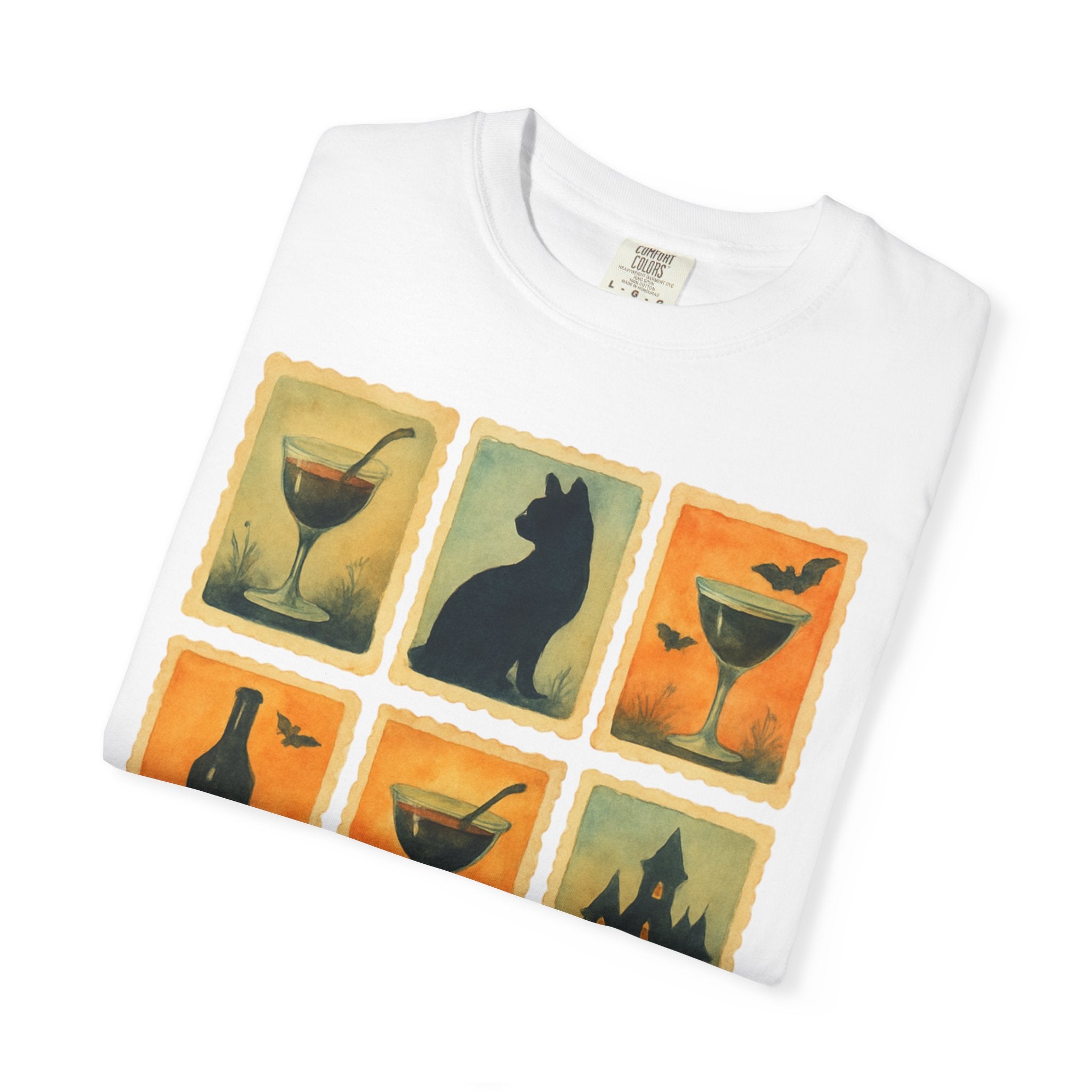 Watercolor Halloween Cocktails T-shirt