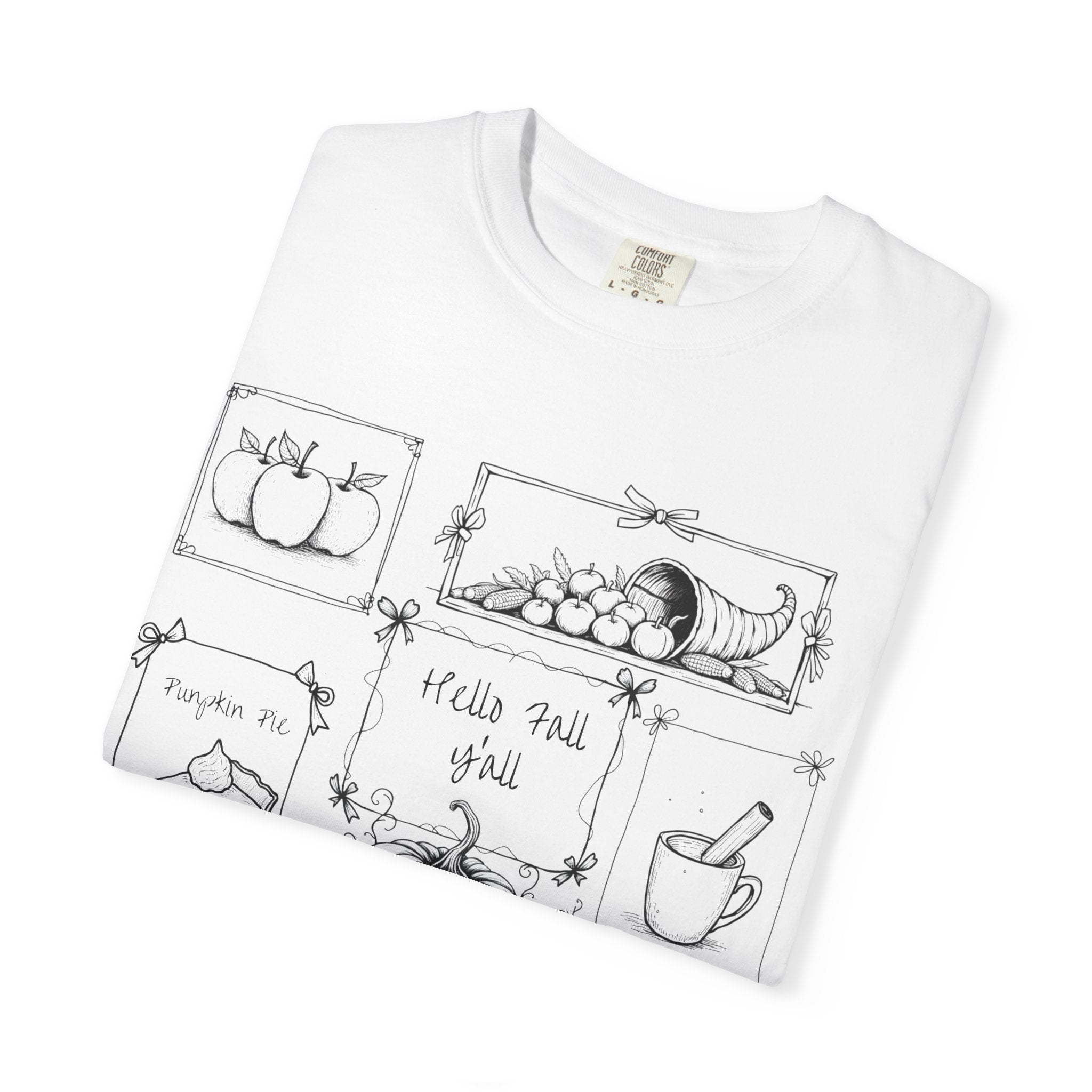 Hello Fall Y'all Unisex T-Shirt, Autumn Fashion