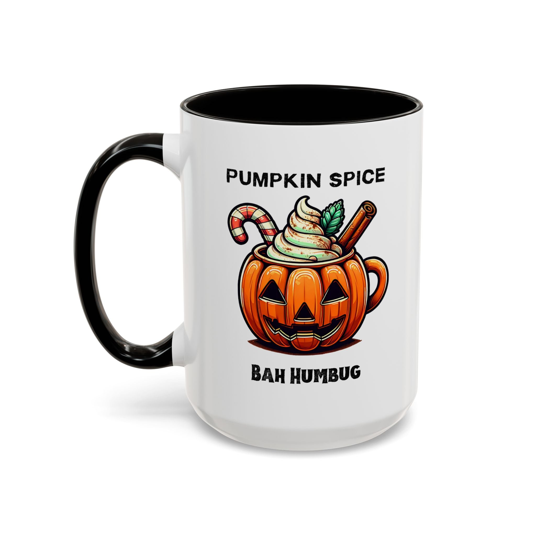 Mug - Jack o lantern Pumpkin Spice Bah Humbug design
