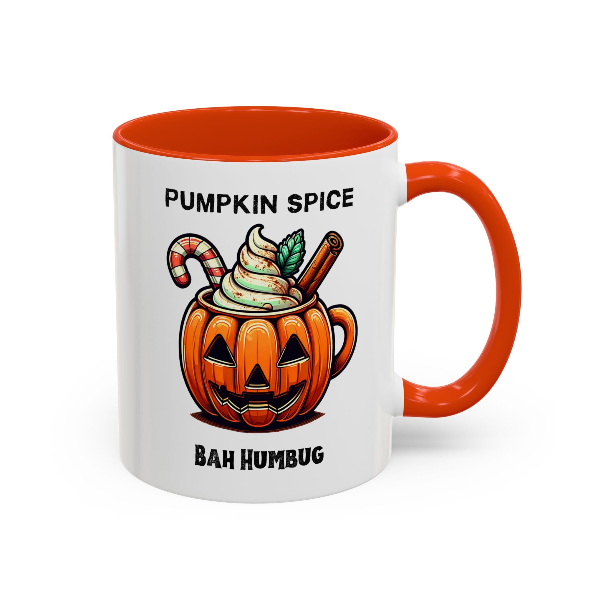 Mug - Jack o lantern Pumpkin Spice Bah Humbug design