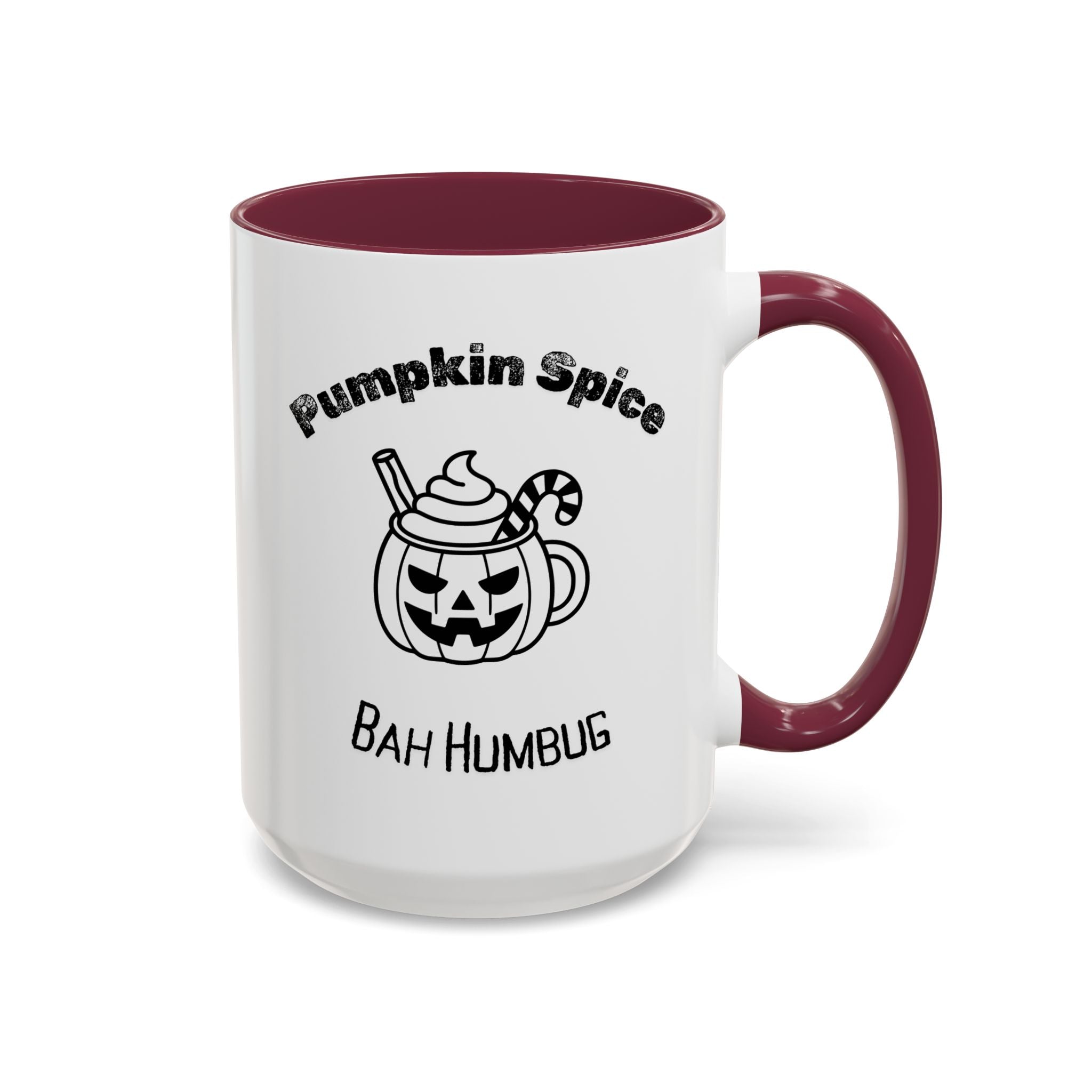 Jack o lantern Pumpkin Spice Bah Humbug design