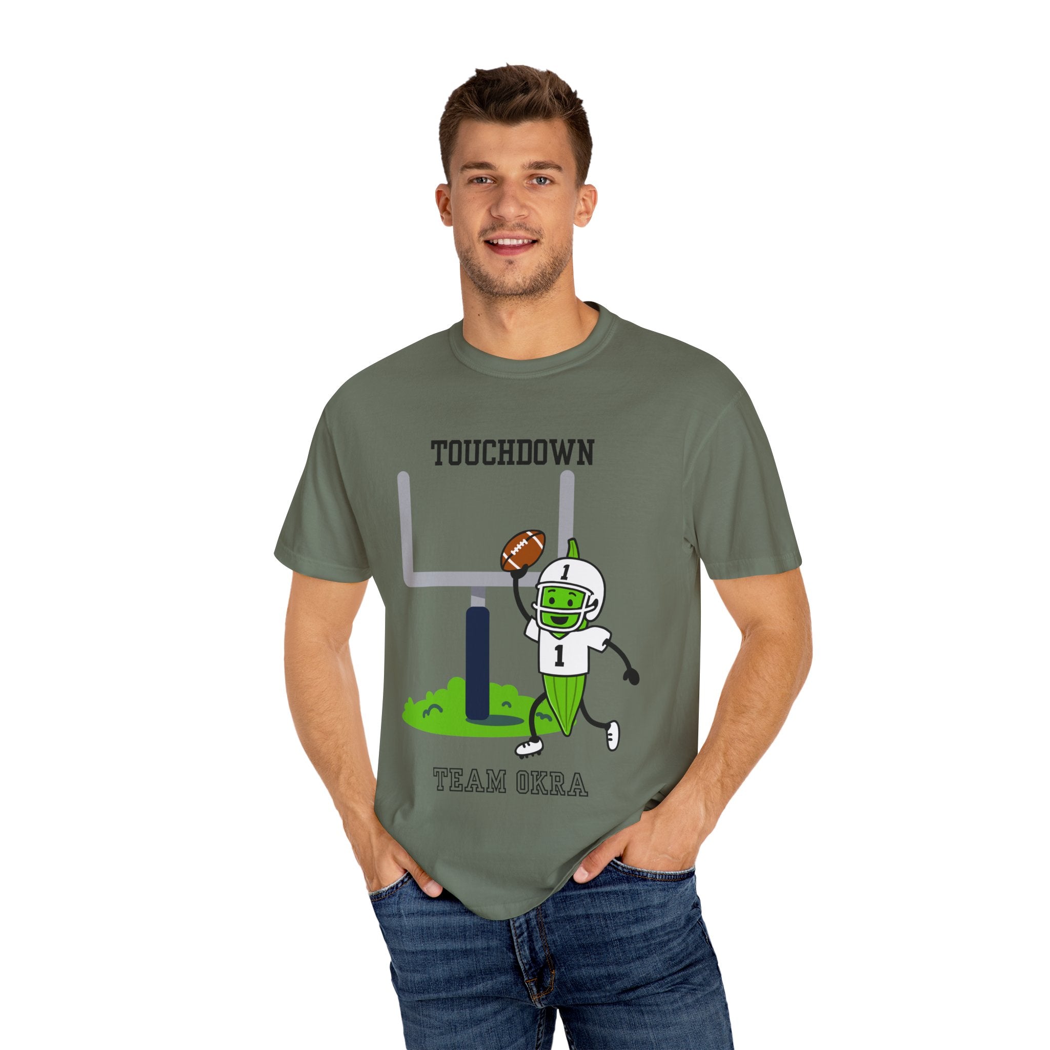 Okra Football Unisex T-shirt