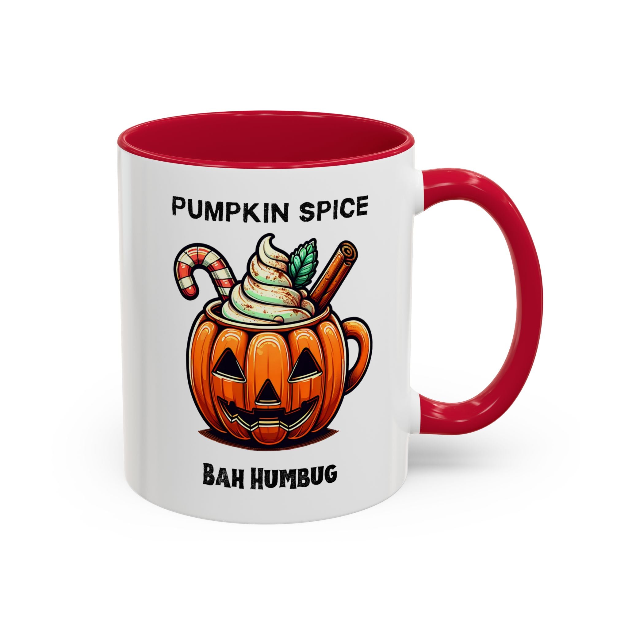 Mug - Jack o lantern Pumpkin Spice Bah Humbug design