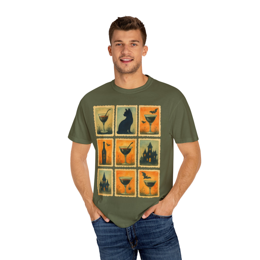 Watercolor Halloween Cocktails T-shirt