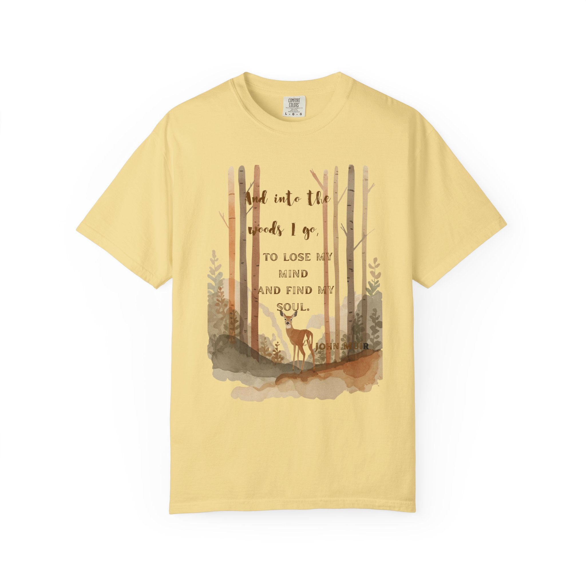 Into The Woods I Go-Deer in fall woods