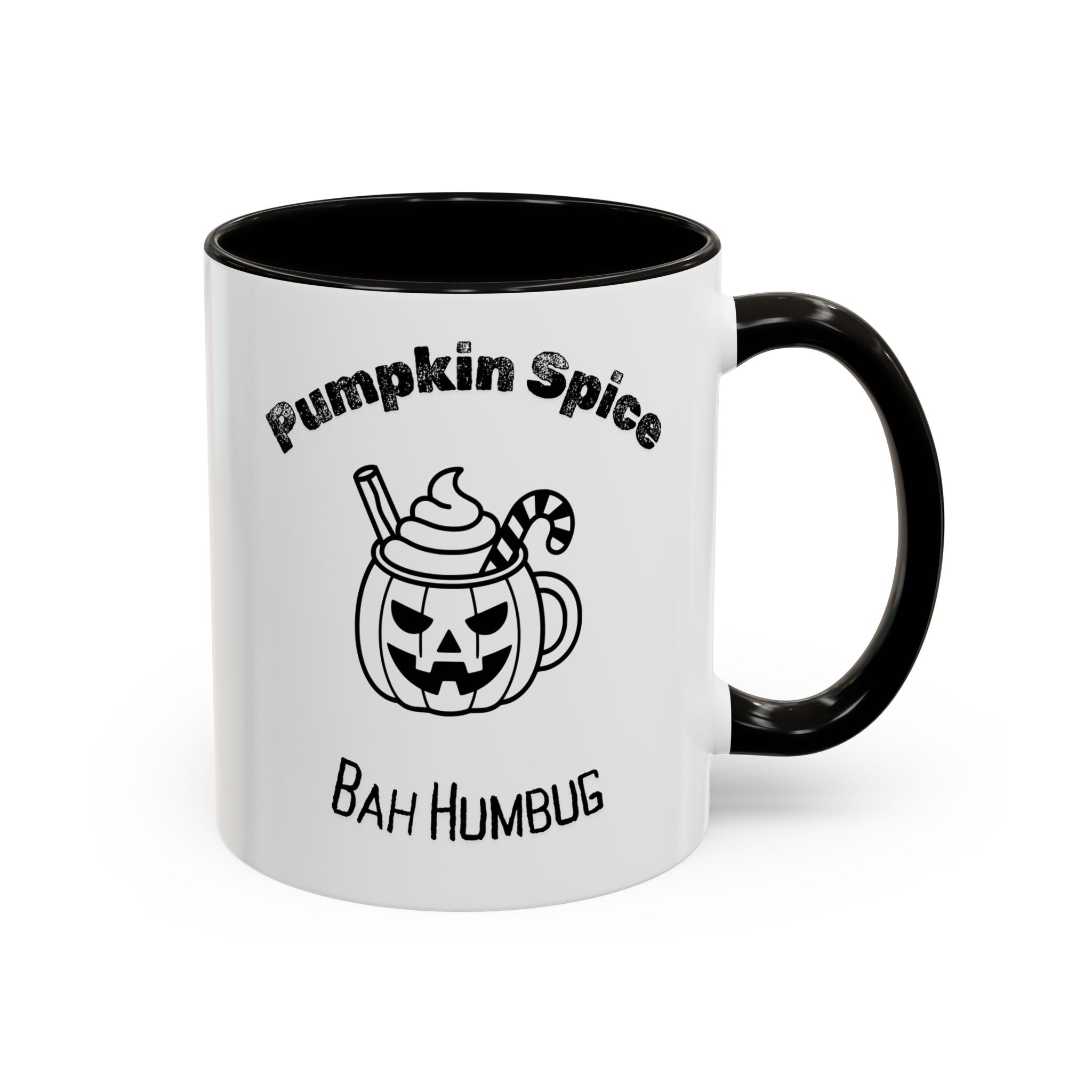 Jack o lantern Pumpkin Spice Bah Humbug design