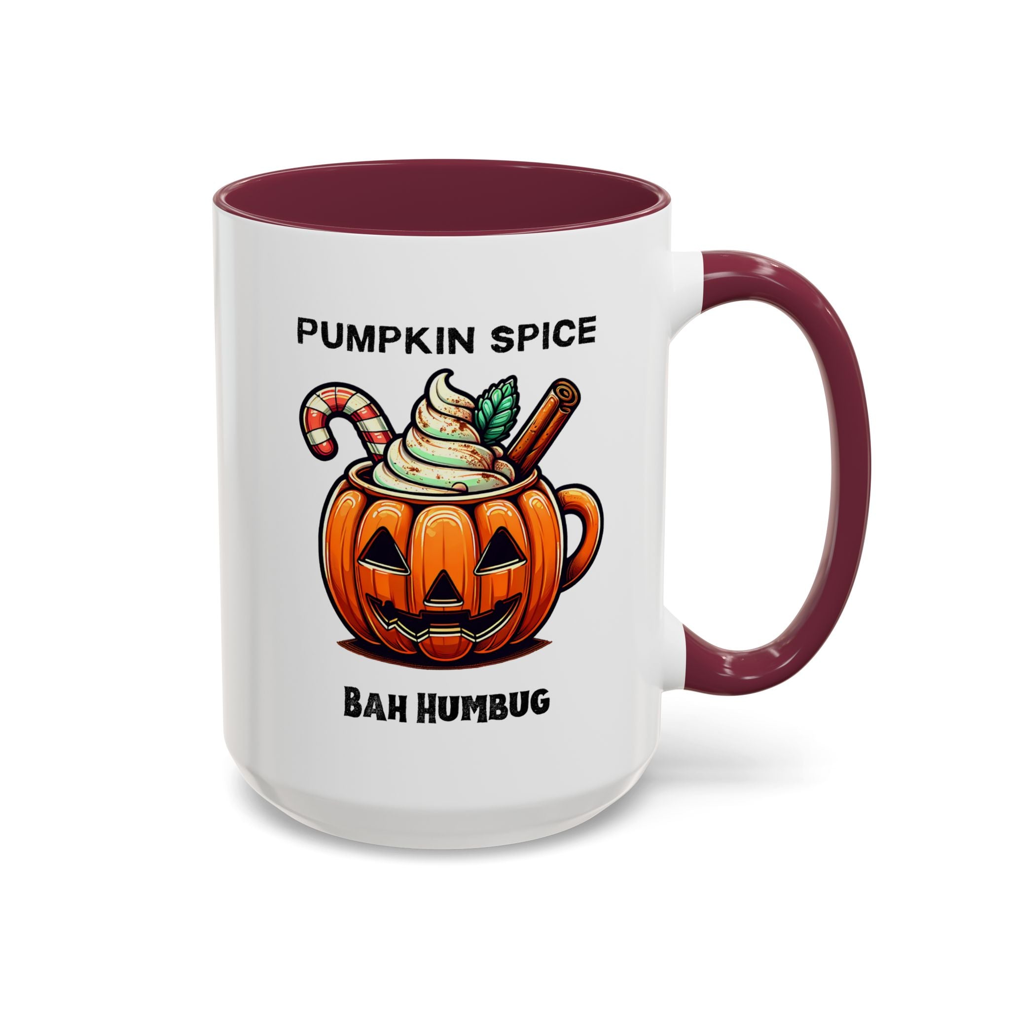 Mug - Jack o lantern Pumpkin Spice Bah Humbug design