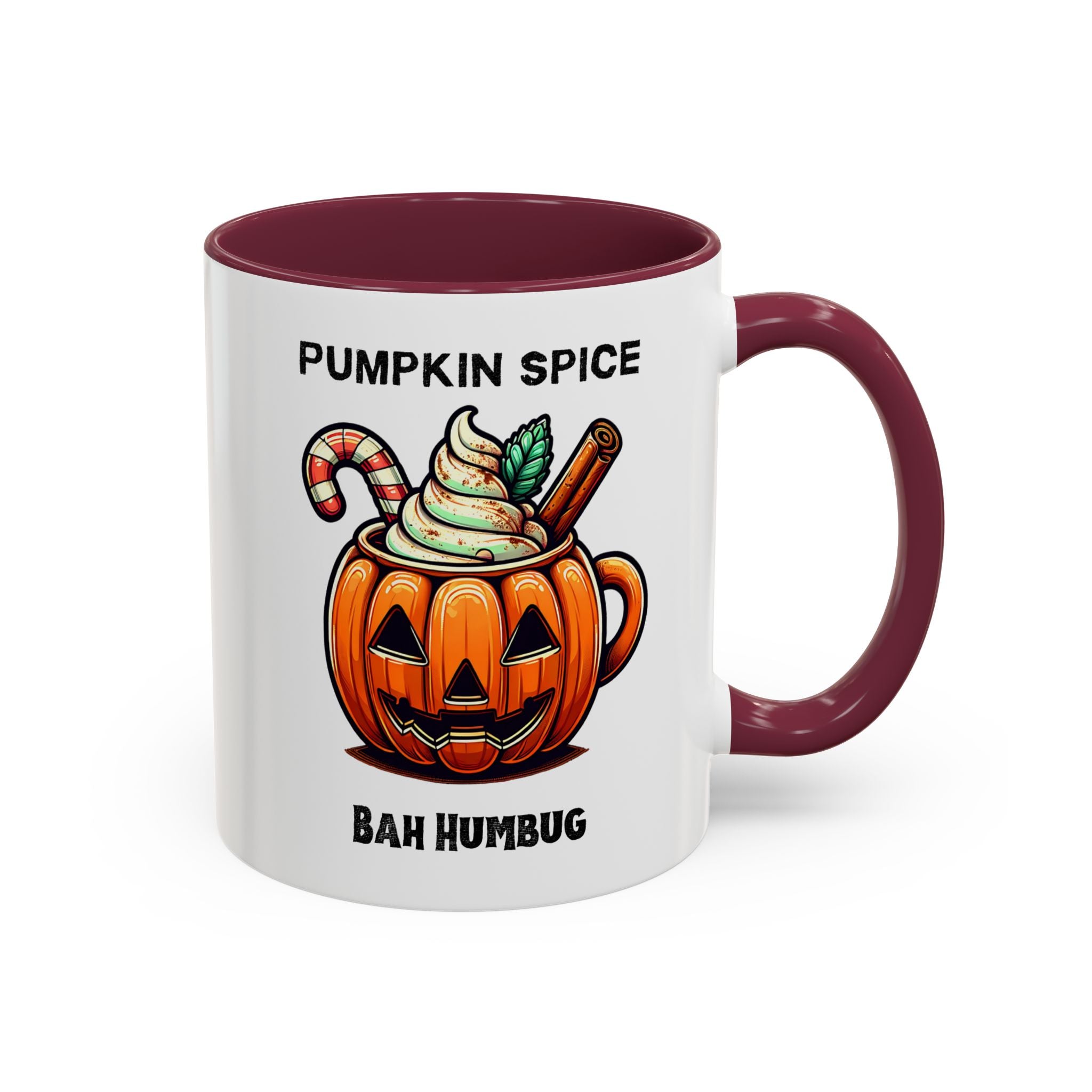 Mug - Jack o lantern Pumpkin Spice Bah Humbug design