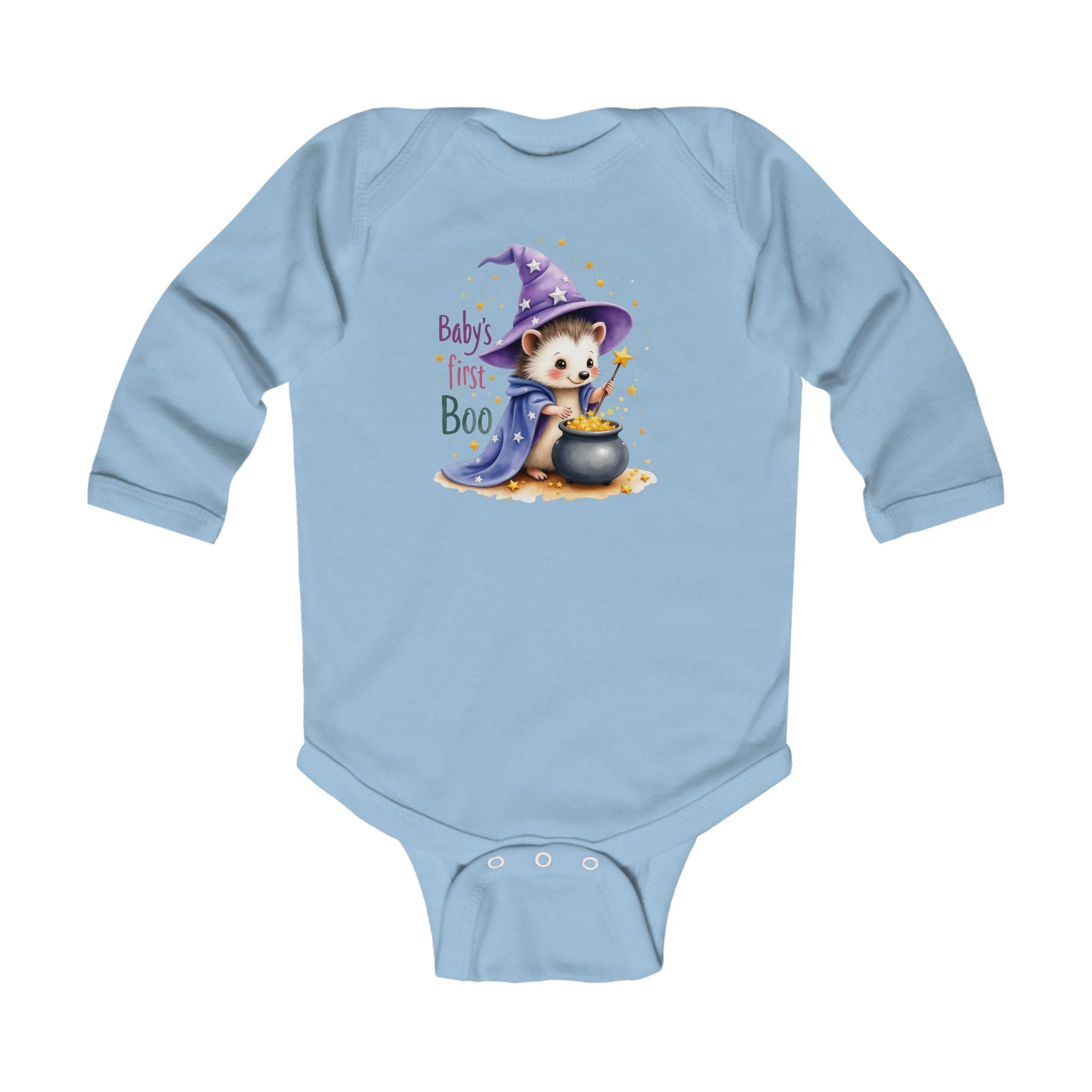 Baby's First Boo Bodysuit, Halloween Infant Onesie, Cute Baby Costume, Fall Holiday Gift, Newborn Witch Outfit