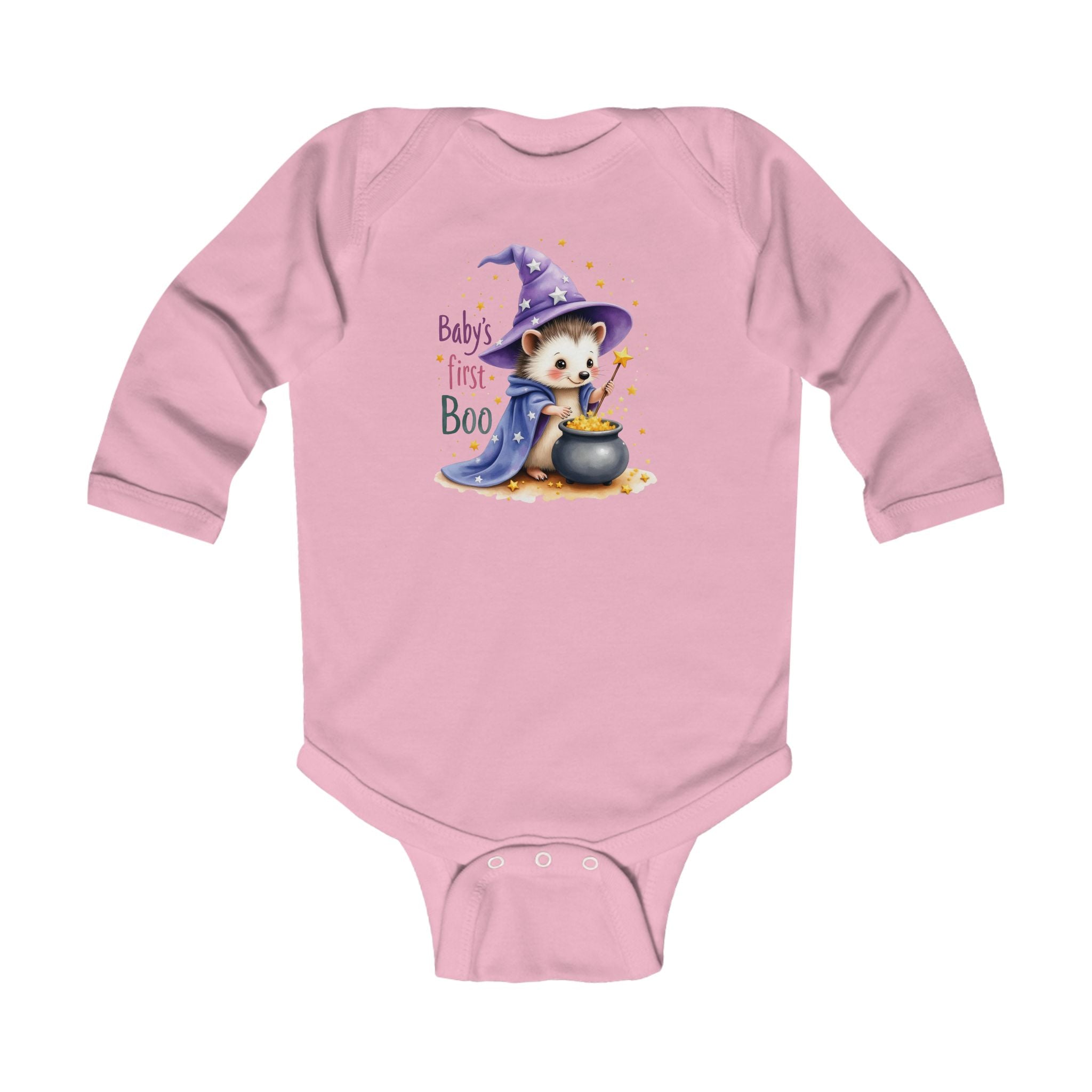 Baby's First Boo Bodysuit, Halloween Infant Onesie, Cute Baby Costume, Fall Holiday Gift, Newborn Witch Outfit