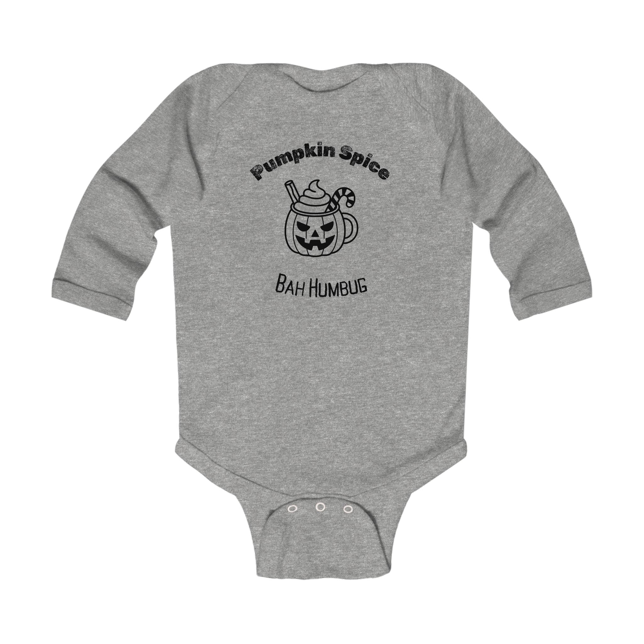 Halloween Infant Bodysuit,  Pumpkin Spice Bah Humbug