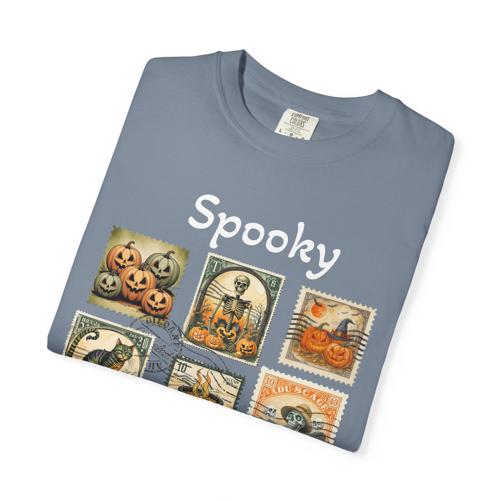Spooky Halloween Vintage Stamp T-shirt