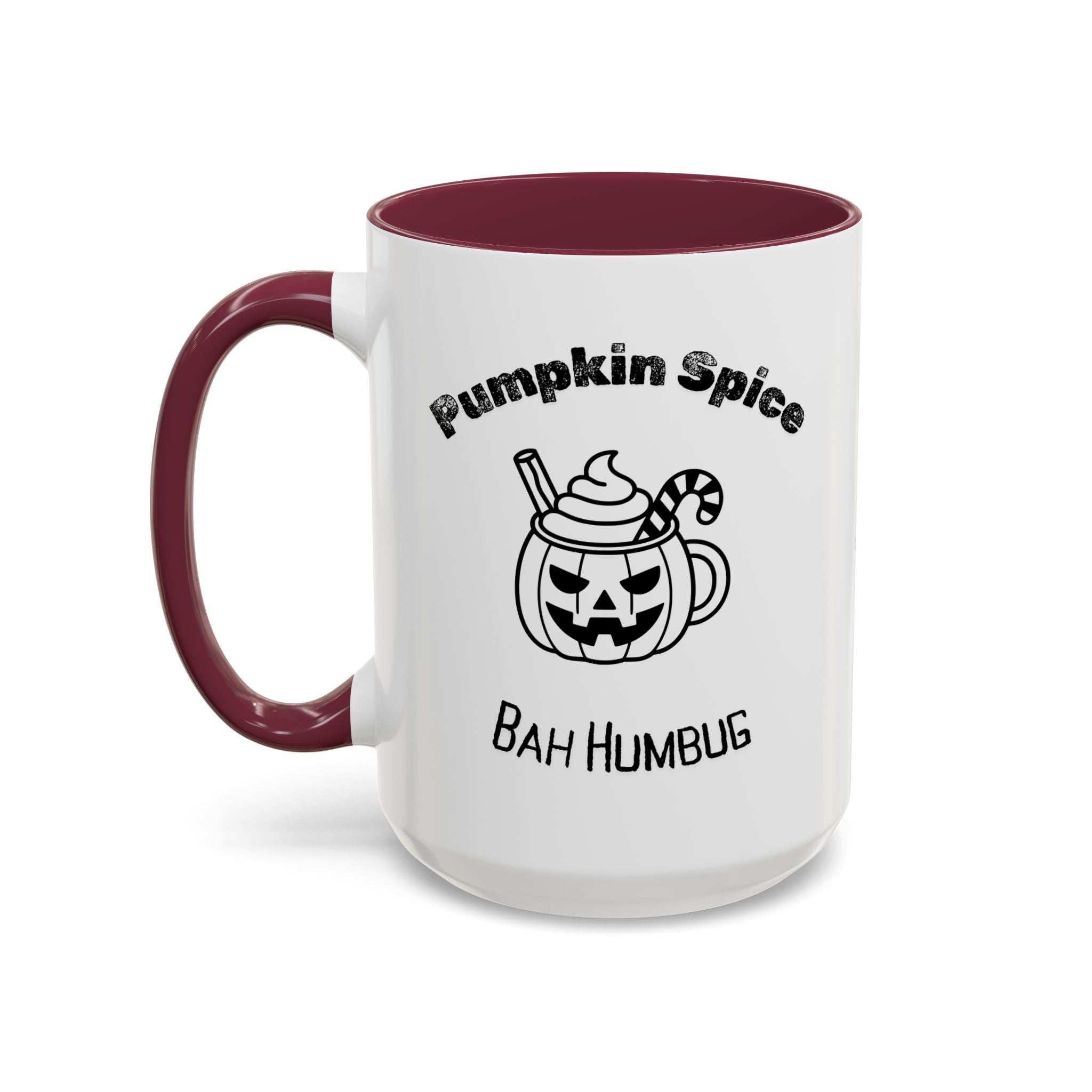 Jack o lantern Pumpkin Spice Bah Humbug design