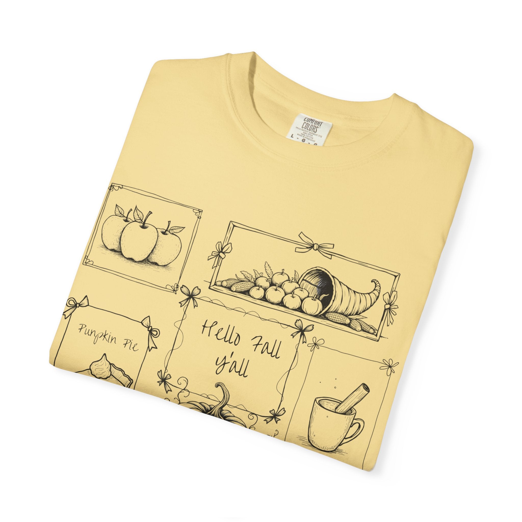 Hello Fall Y'all Unisex T-Shirt, Autumn Fashion