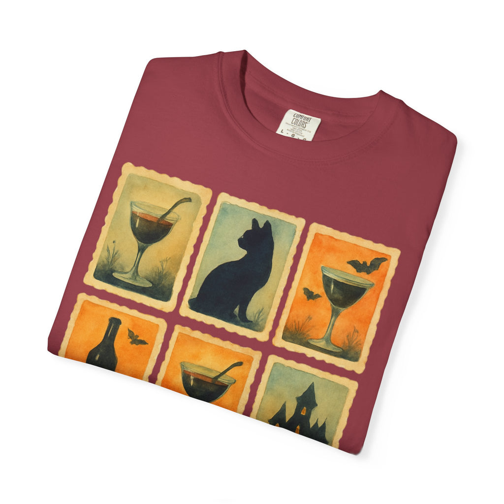 Watercolor Halloween Cocktails T-shirt
