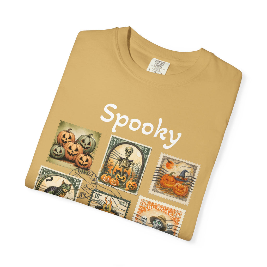 Spooky Halloween Vintage Stamp T-shirt