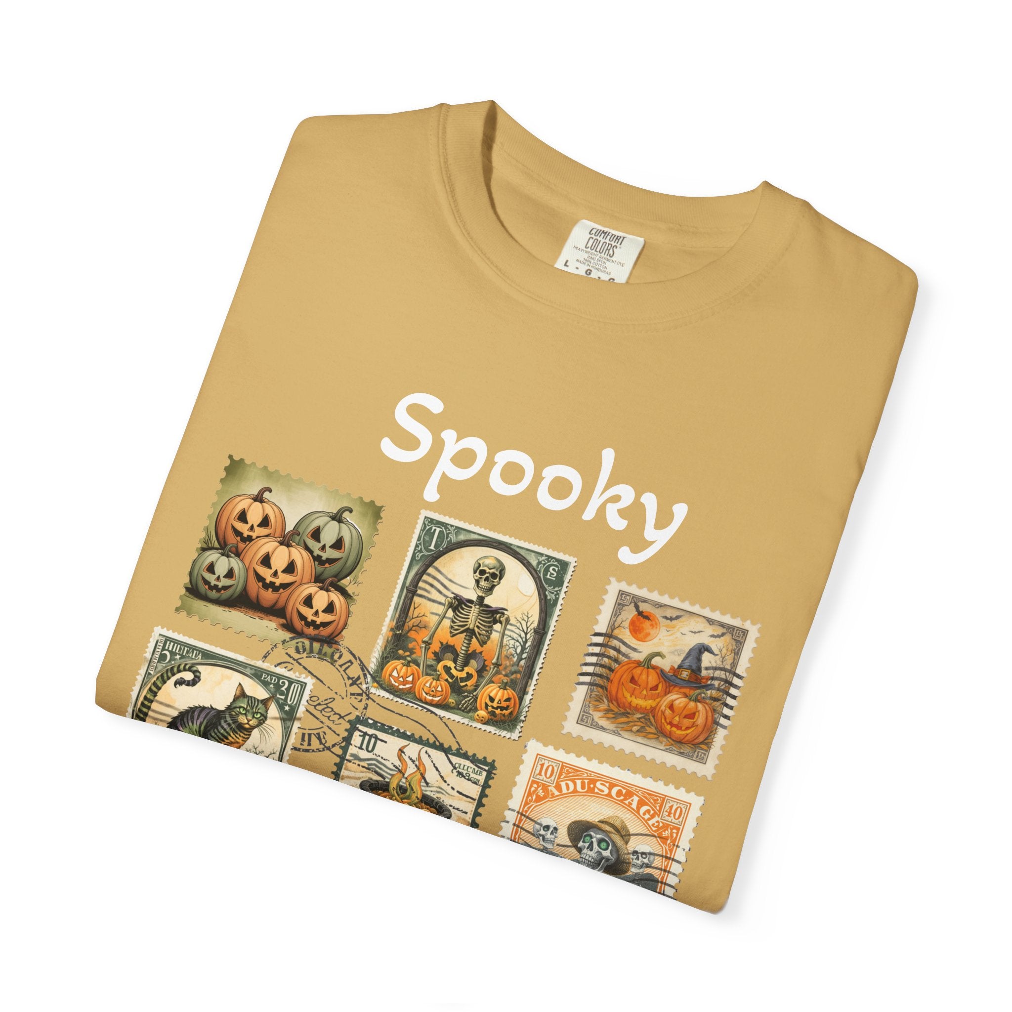Spooky Halloween Vintage Stamp T-shirt