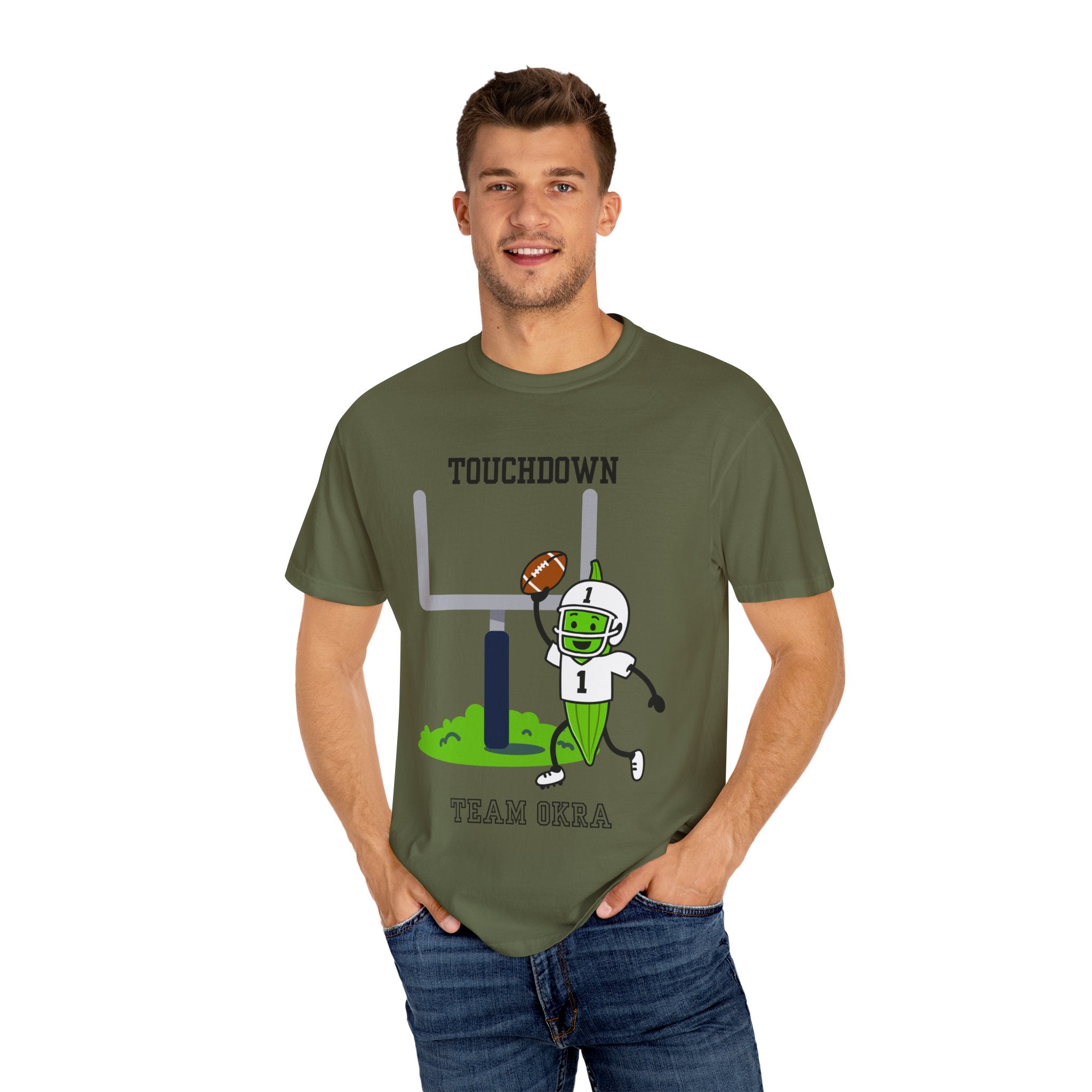 Okra Football Unisex T-shirt