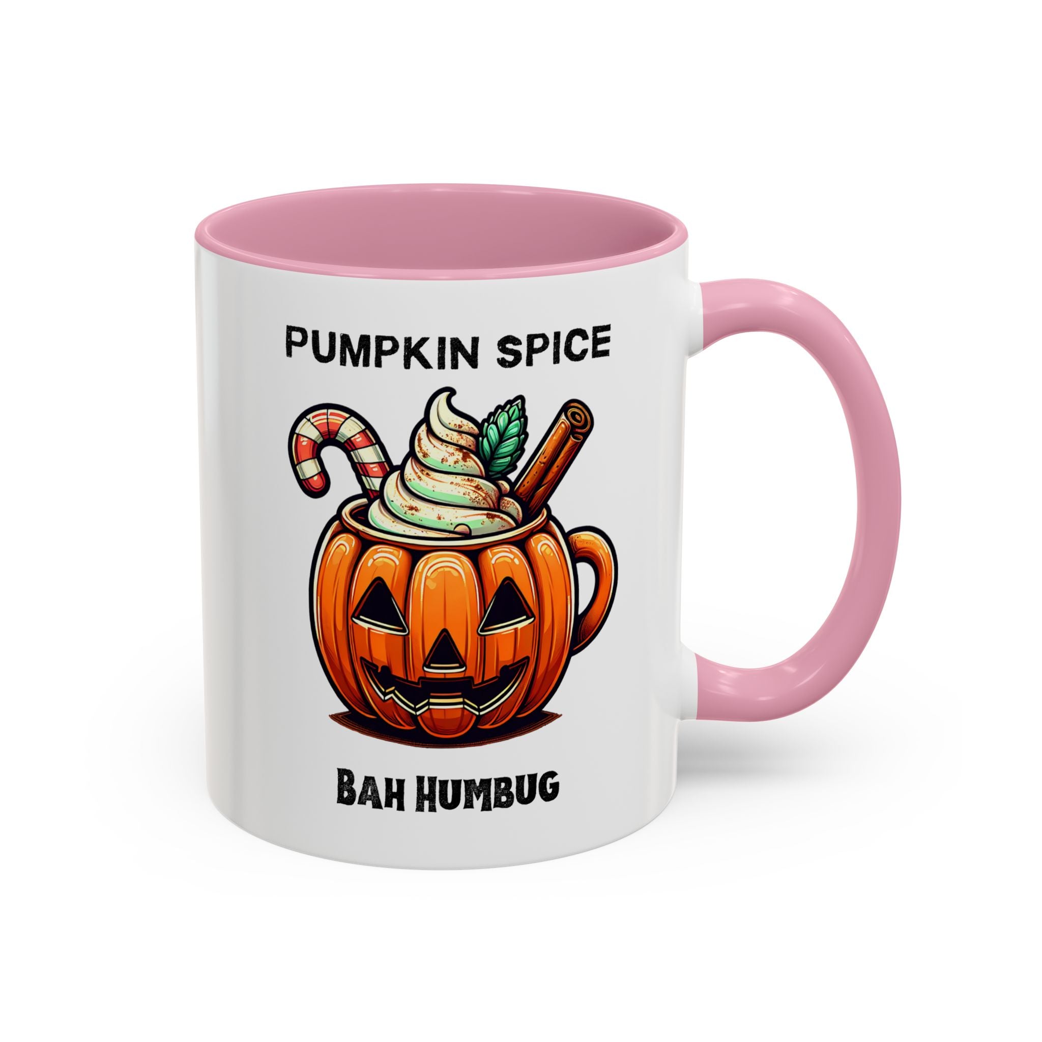 Mug - Jack o lantern Pumpkin Spice Bah Humbug design
