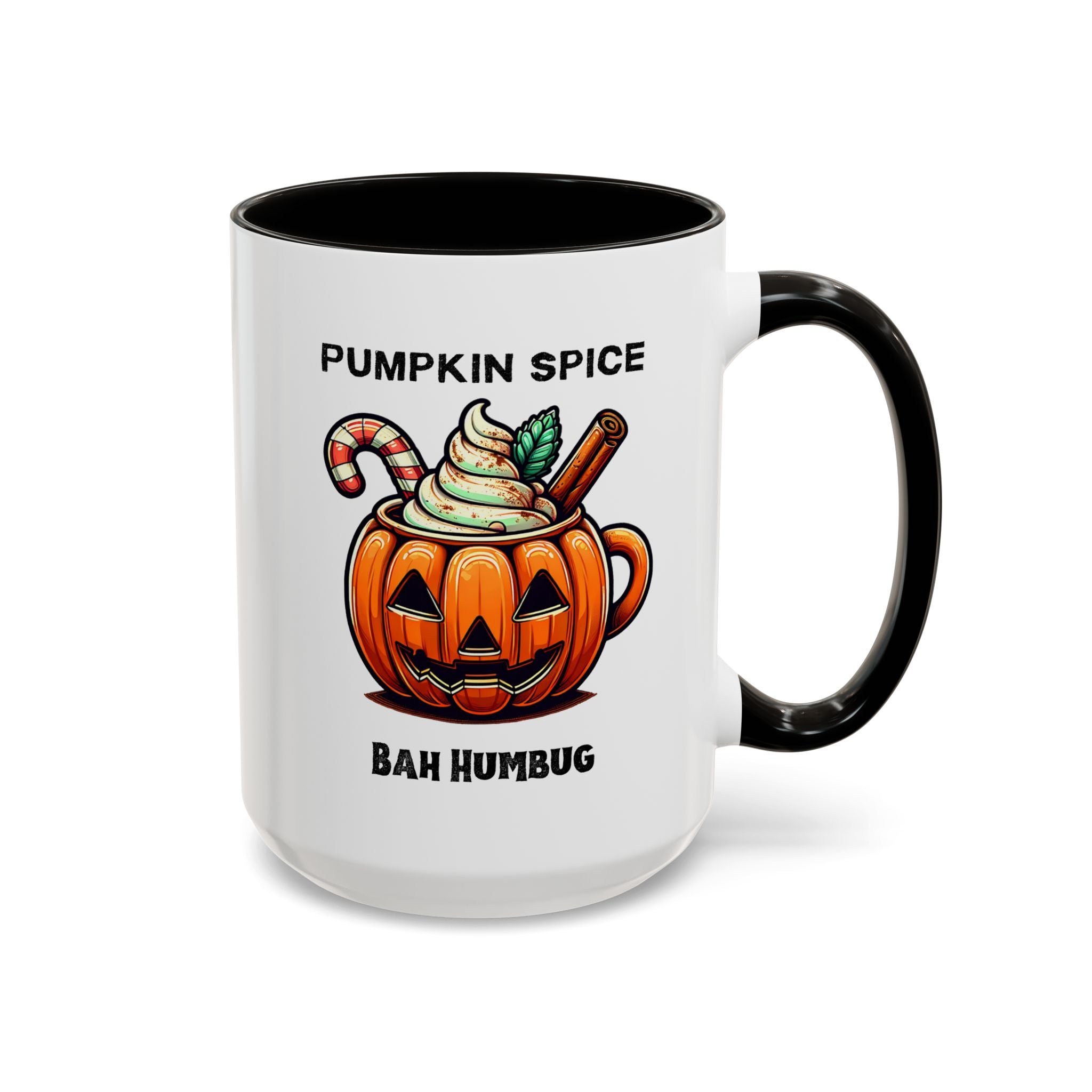 Mug - Jack o lantern Pumpkin Spice Bah Humbug design